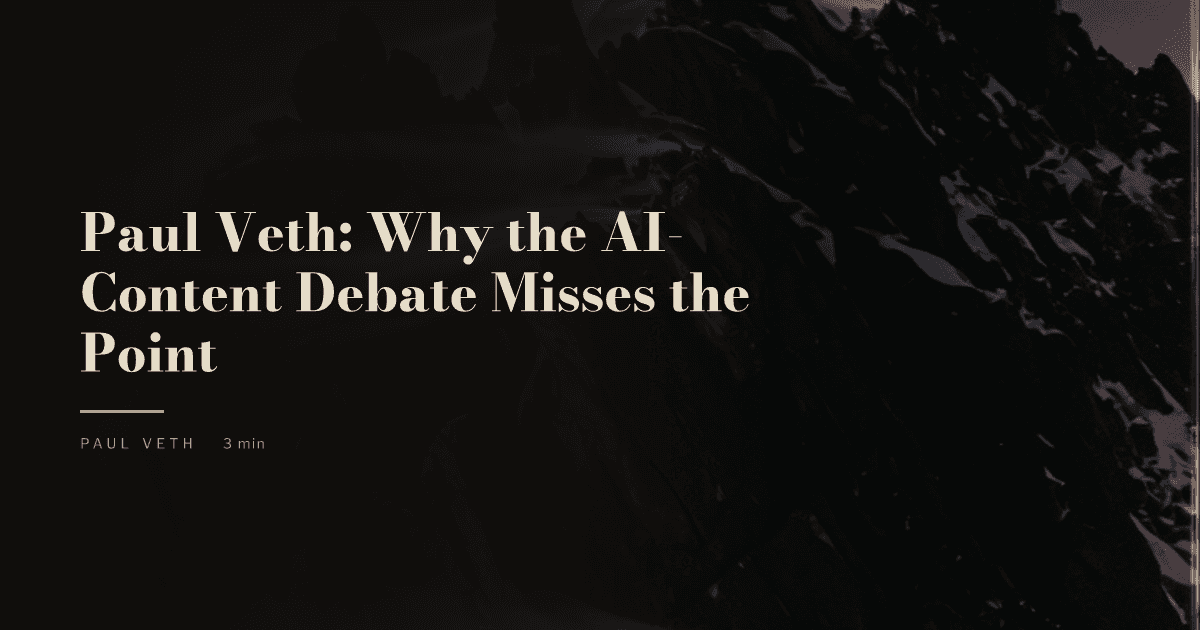 Does It Matter If AI Wrote Your Content?