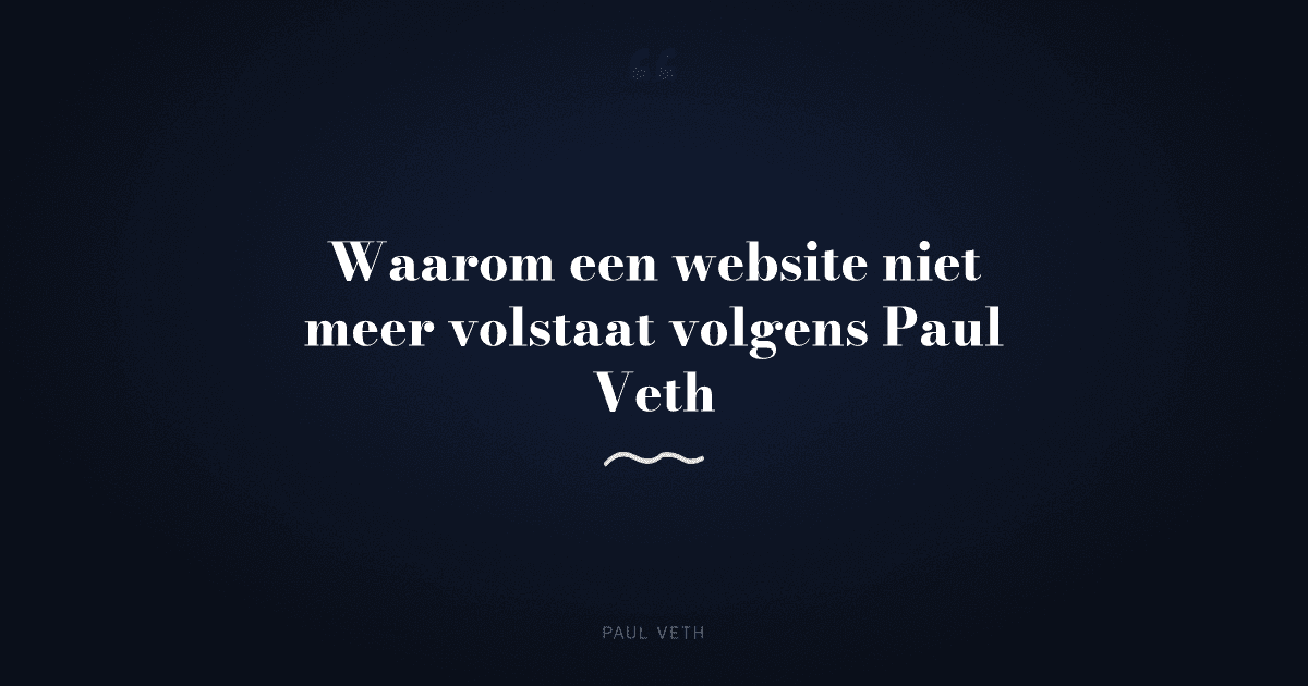 Waarom heb je geen website meer nodig, maar een mediabedrijf?