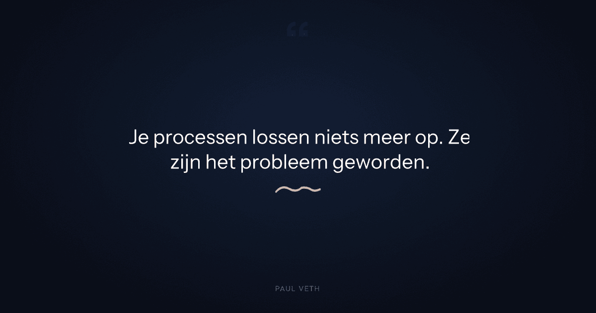 Waarom je processen het probleem zijn geworden