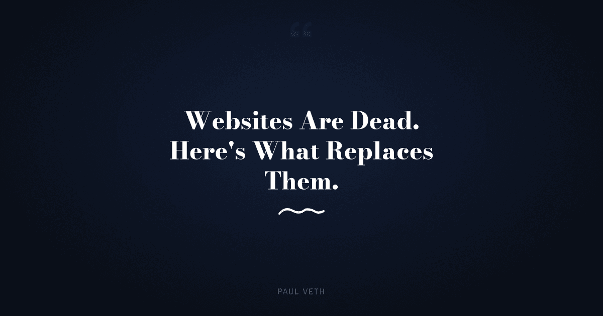 Why Don't You Need a Website Anymore in 2026?