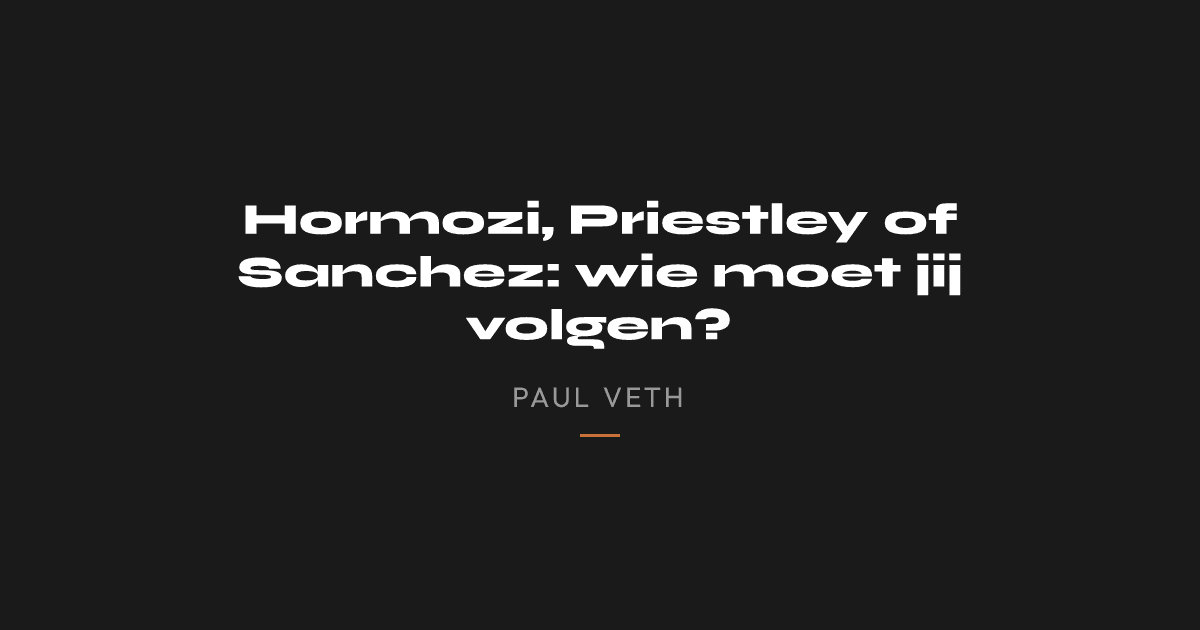 Wie is jouw marketinggoeroe? Zo kies je de juiste