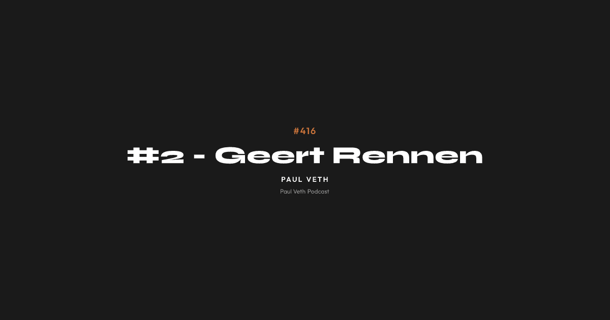 #2 - Geert Rennen