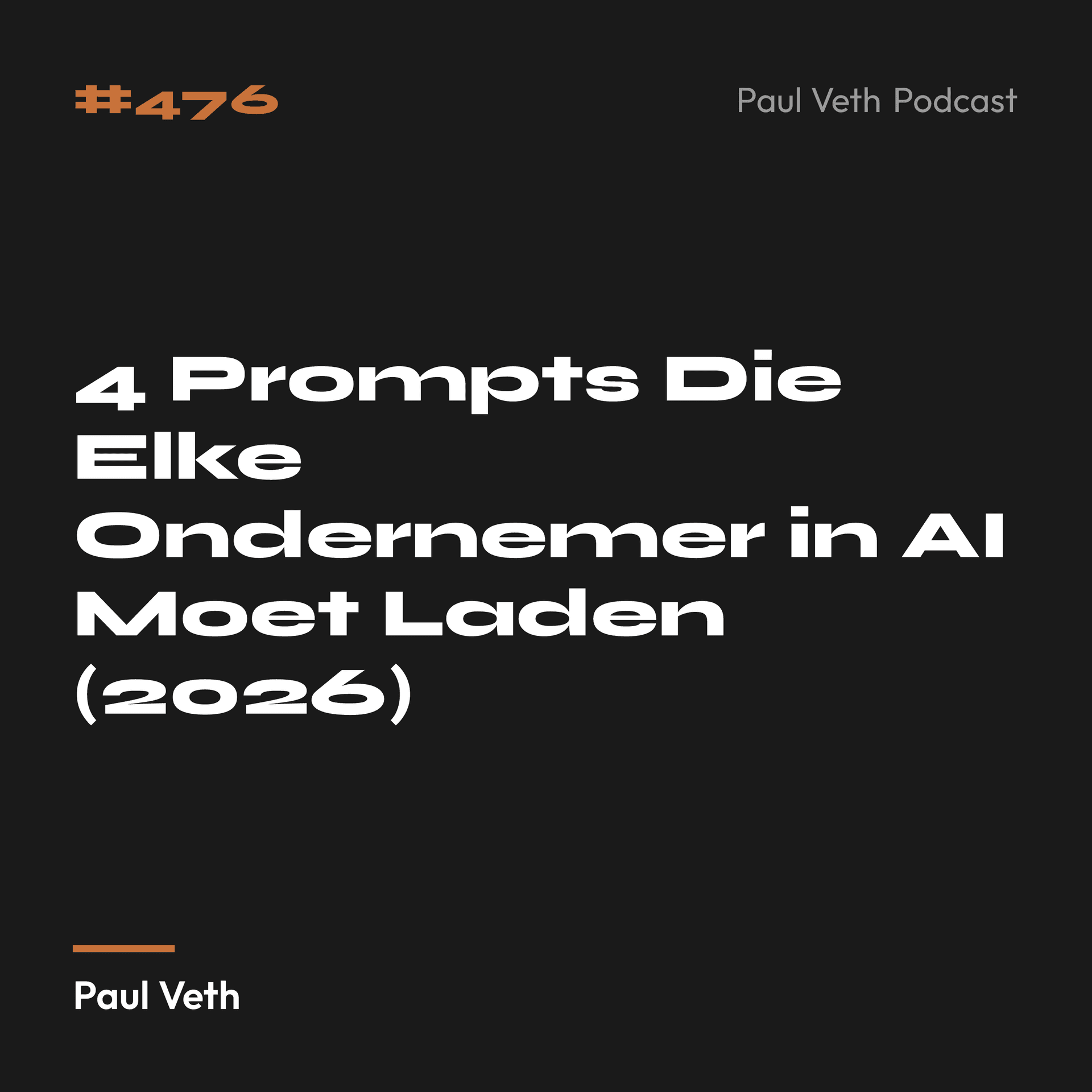 4 Prompts Die Elke Ondernemer in AI Moet Laden (2026)