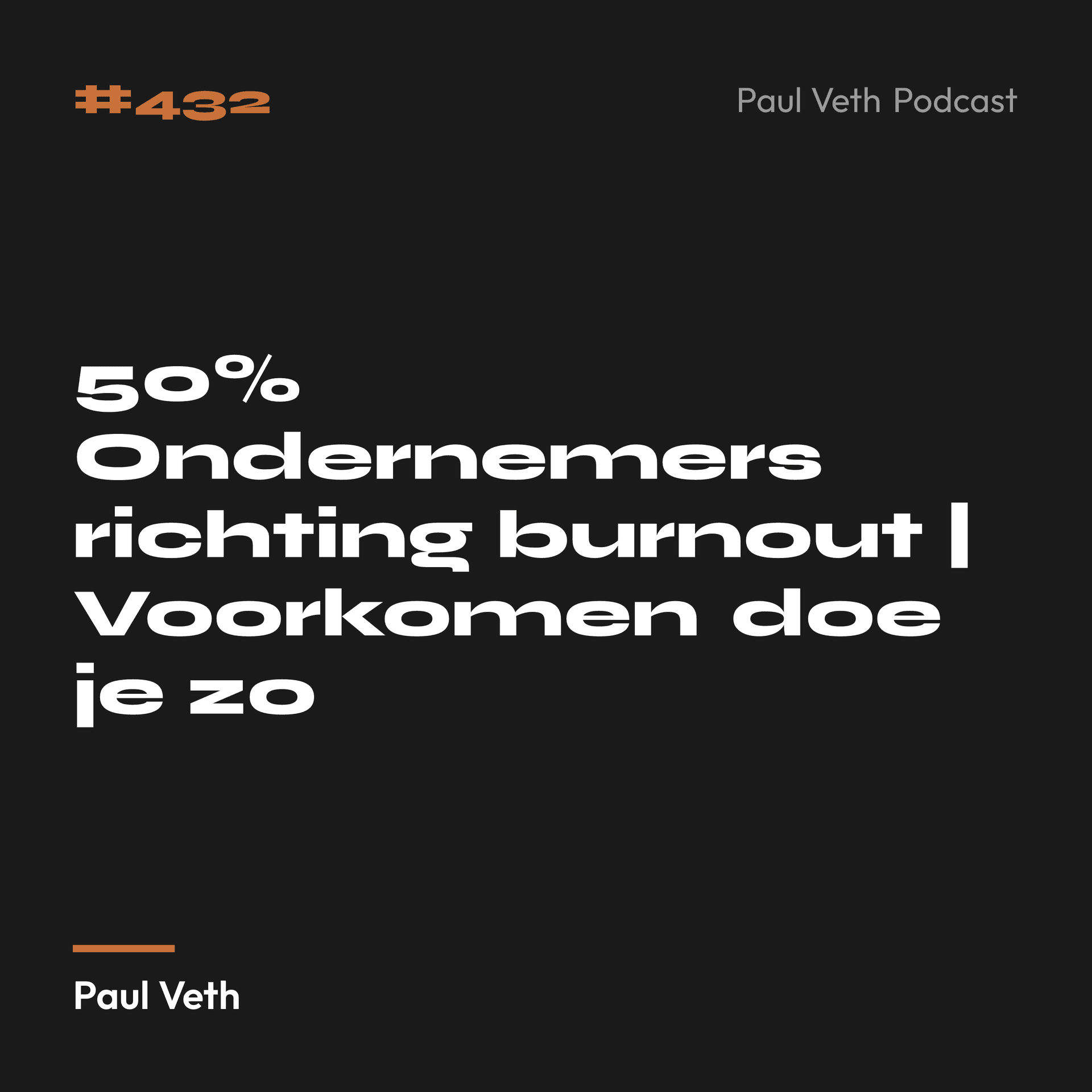 50% Ondernemers richting burnout | Voorkomen doe je zo