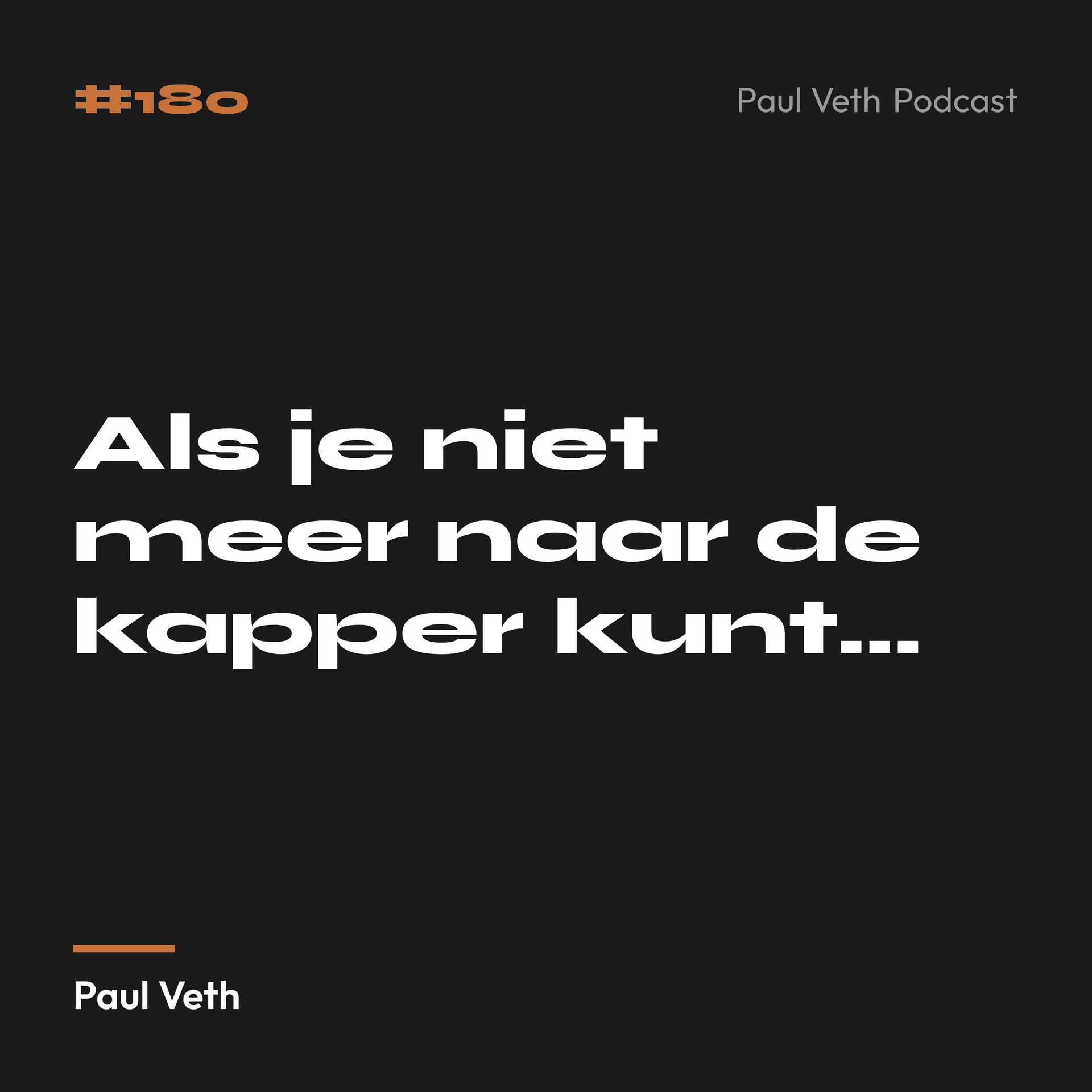 Als je niet meer naar de kapper kunt...