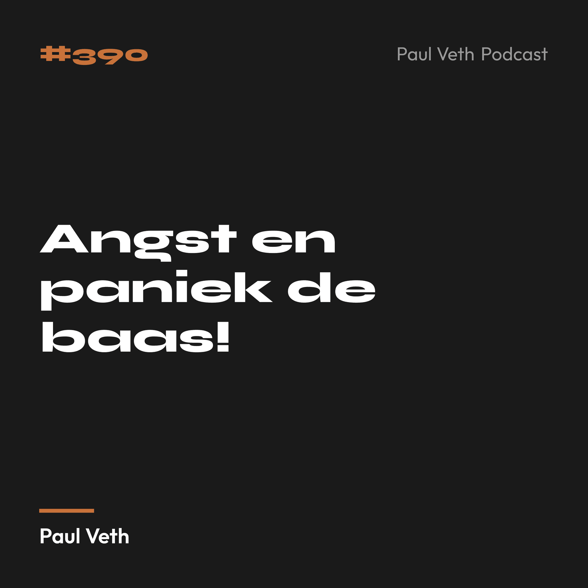 Angst en paniek de baas!
