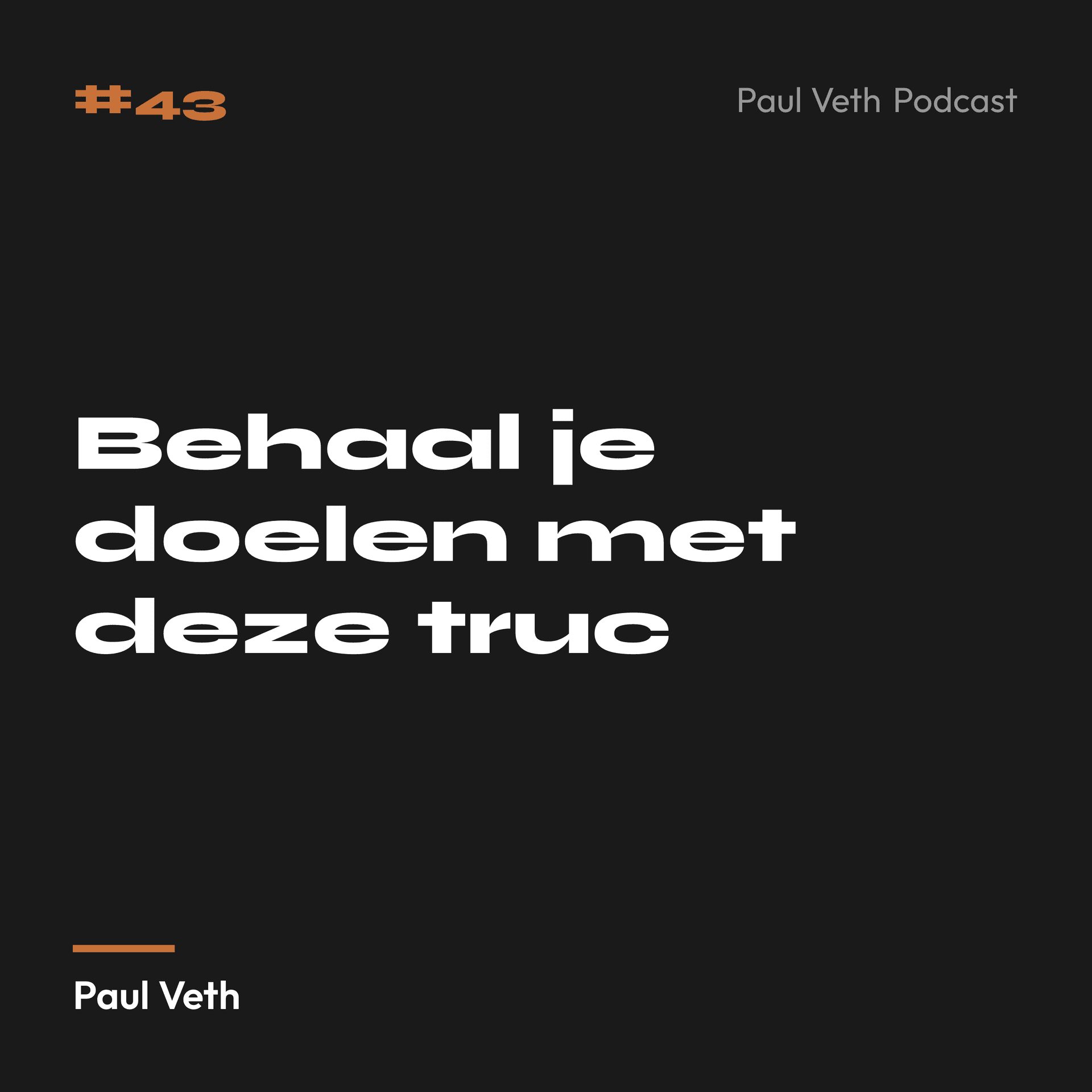 Behaal je doelen met deze truc