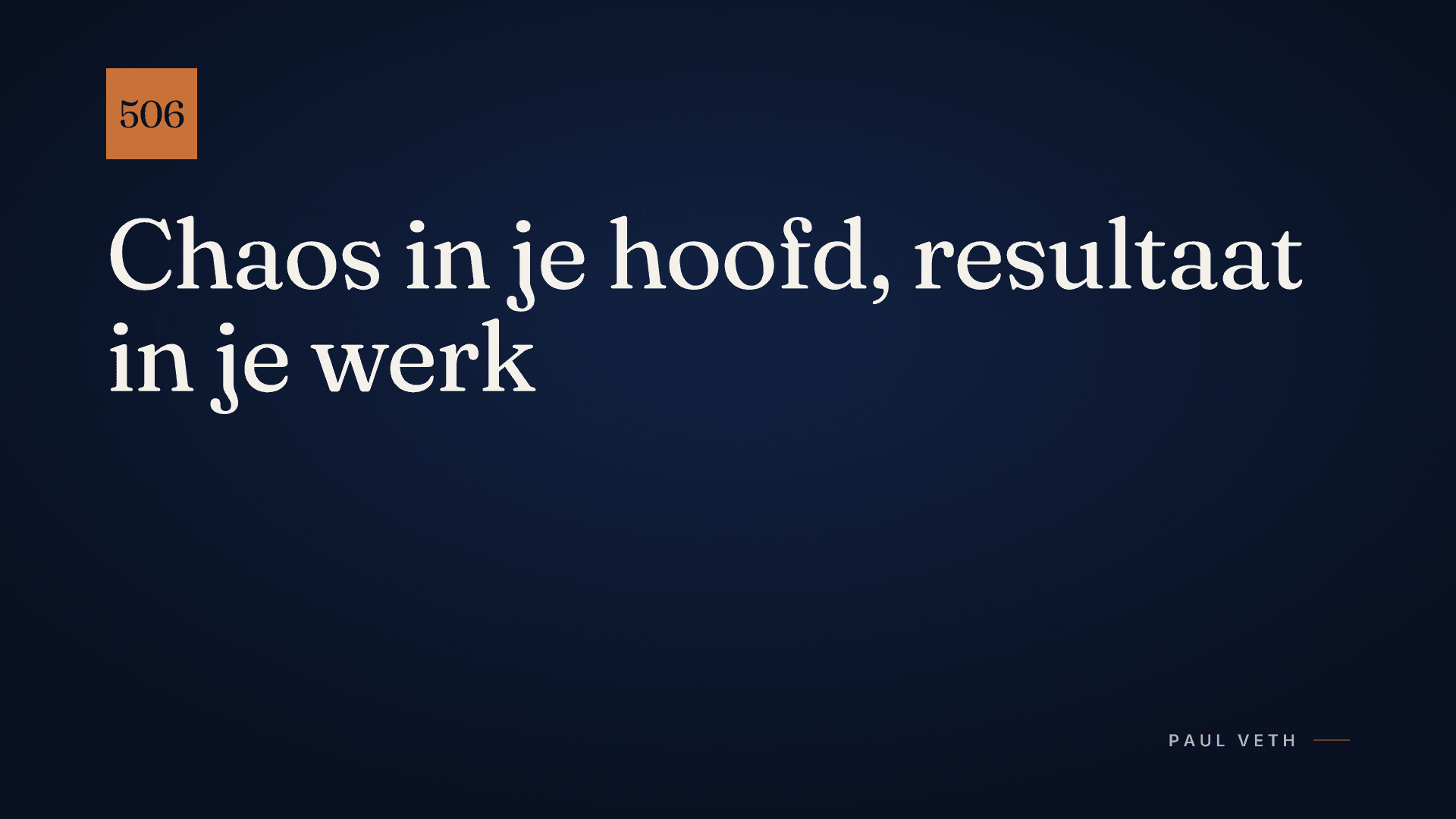 Hoe Chaotische Mensen Dingen Gedaan Krijgen
