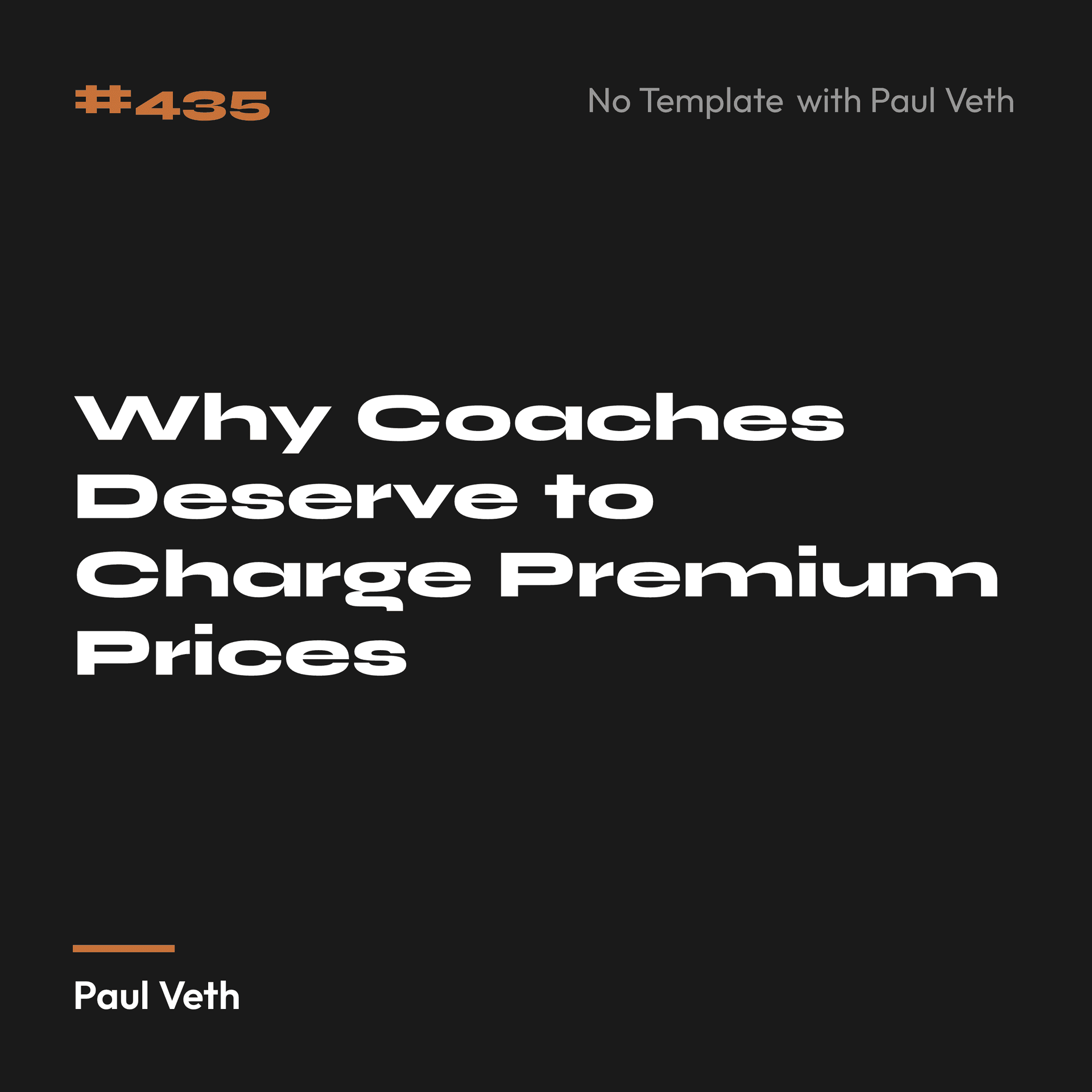 Why Coaches Deserve to Charge Premium Prices