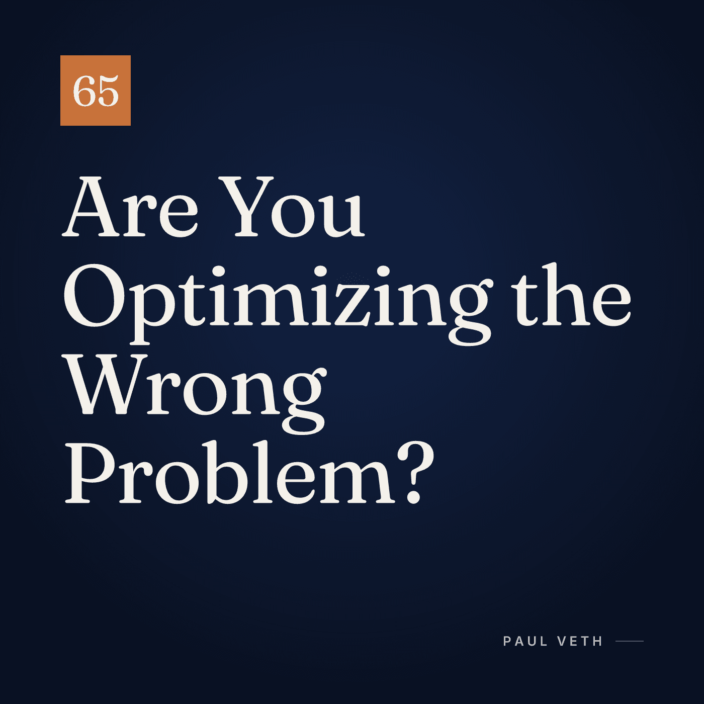 Stop Confusing the Tool With the Goal