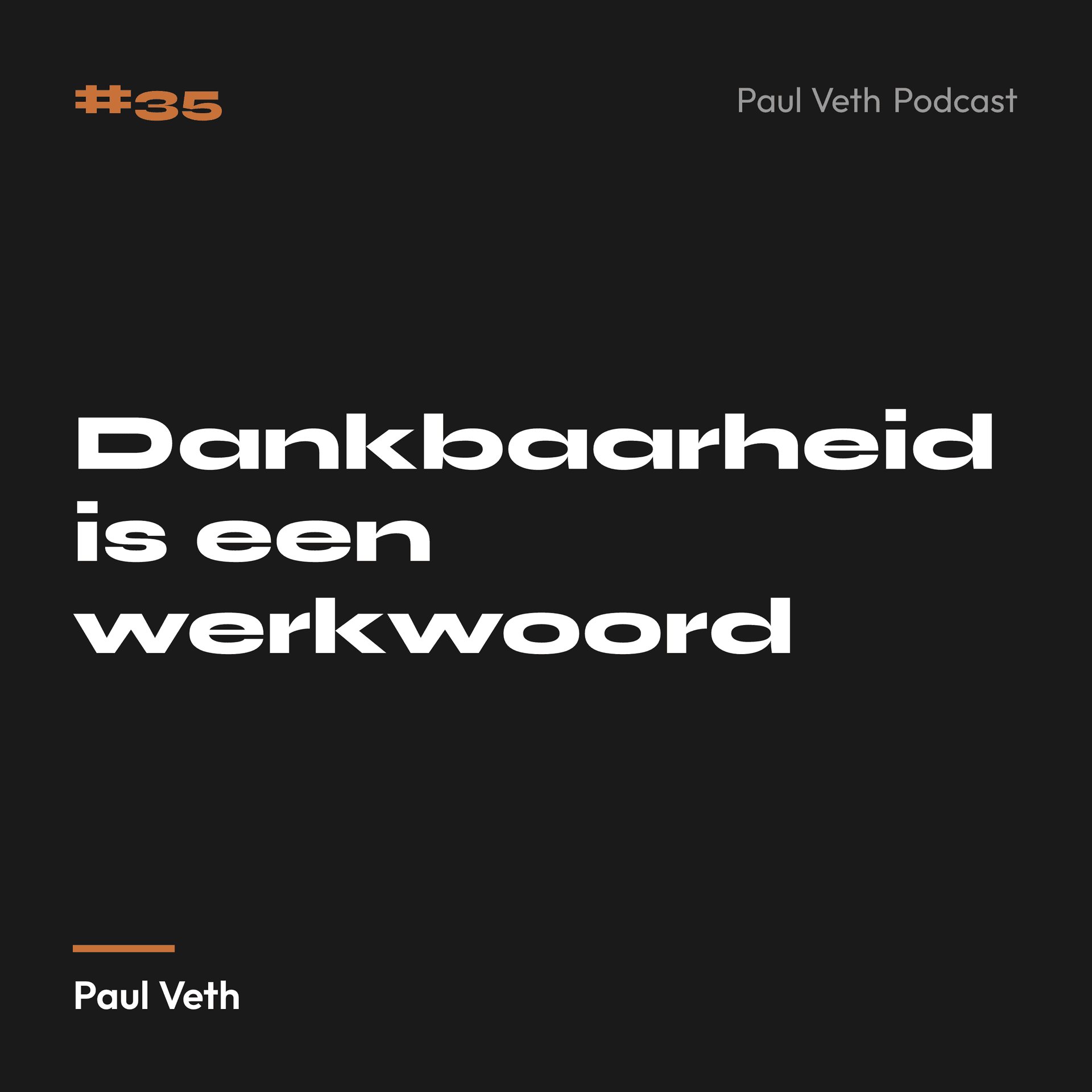 Dankbaarheid is een werkwoord