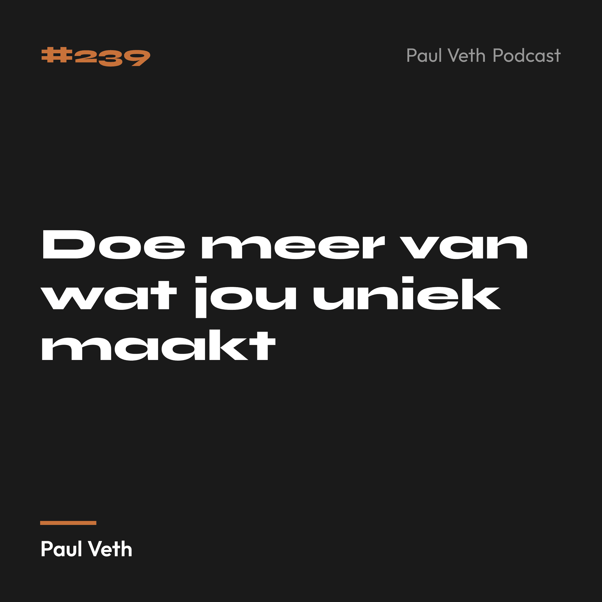 Doe meer van wat jou uniek maakt