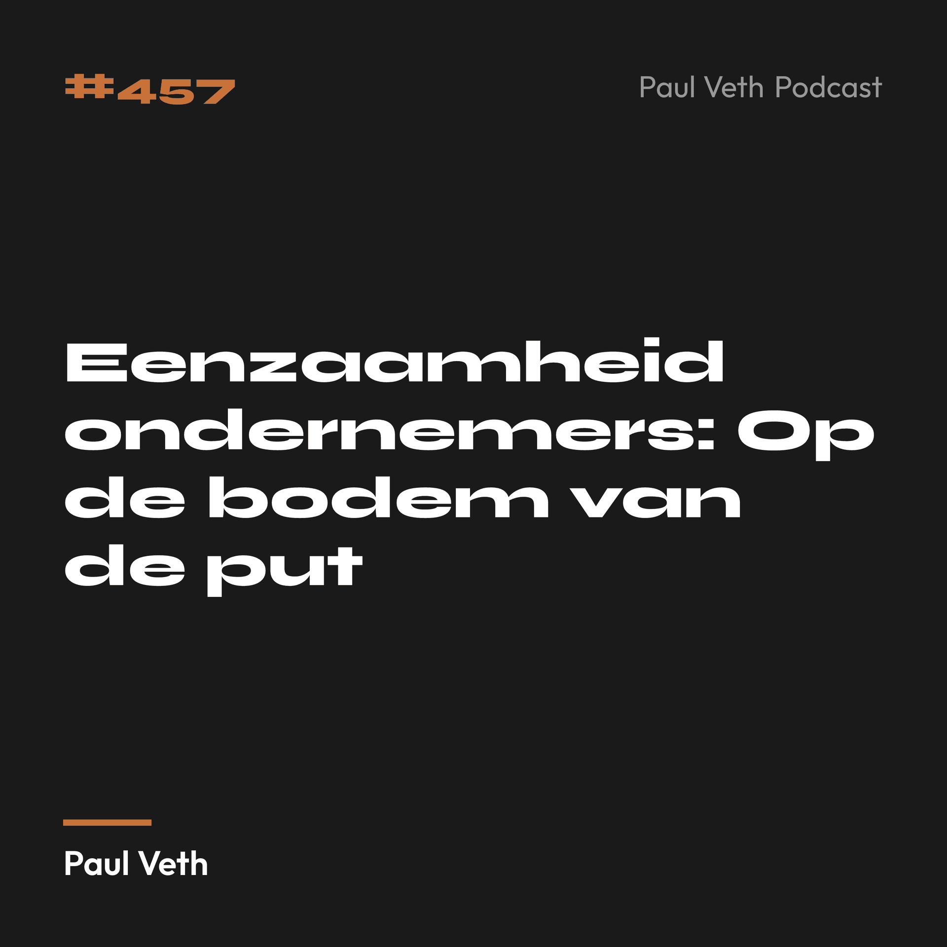 Eenzaamheid ondernemers: Op de bodem van de put