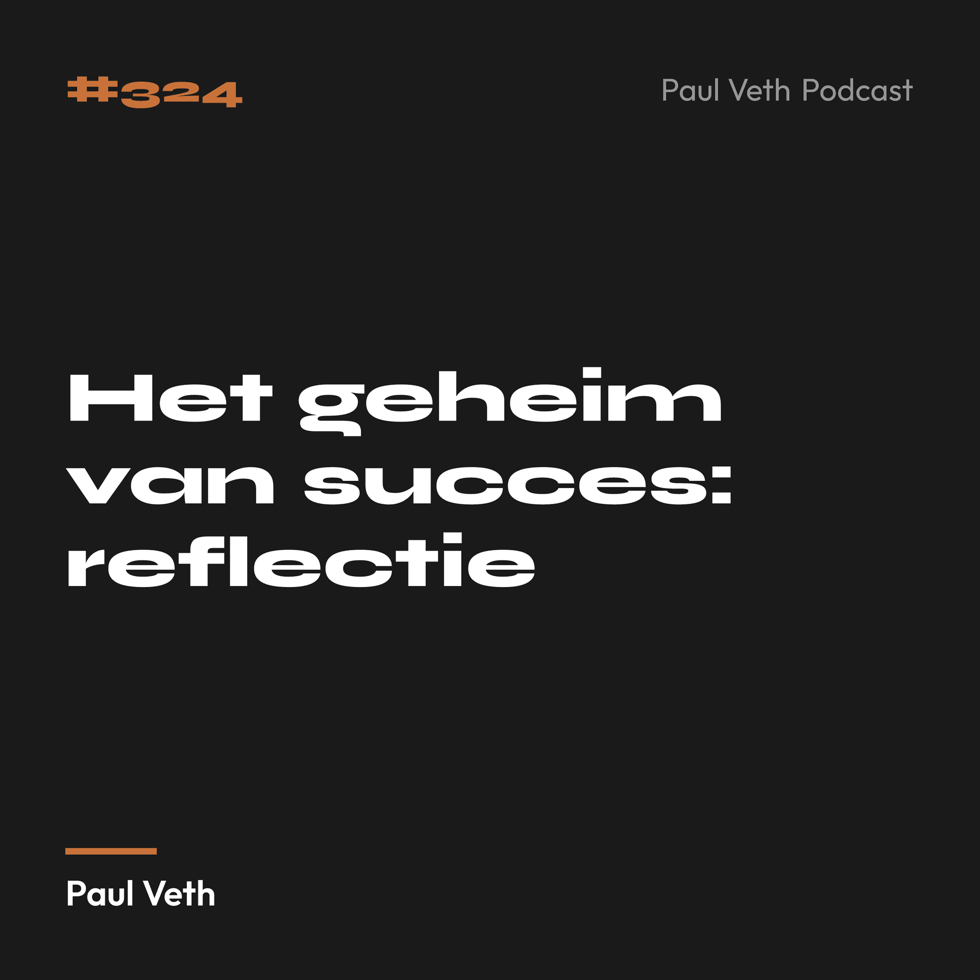 Het geheim van succes: reflectie