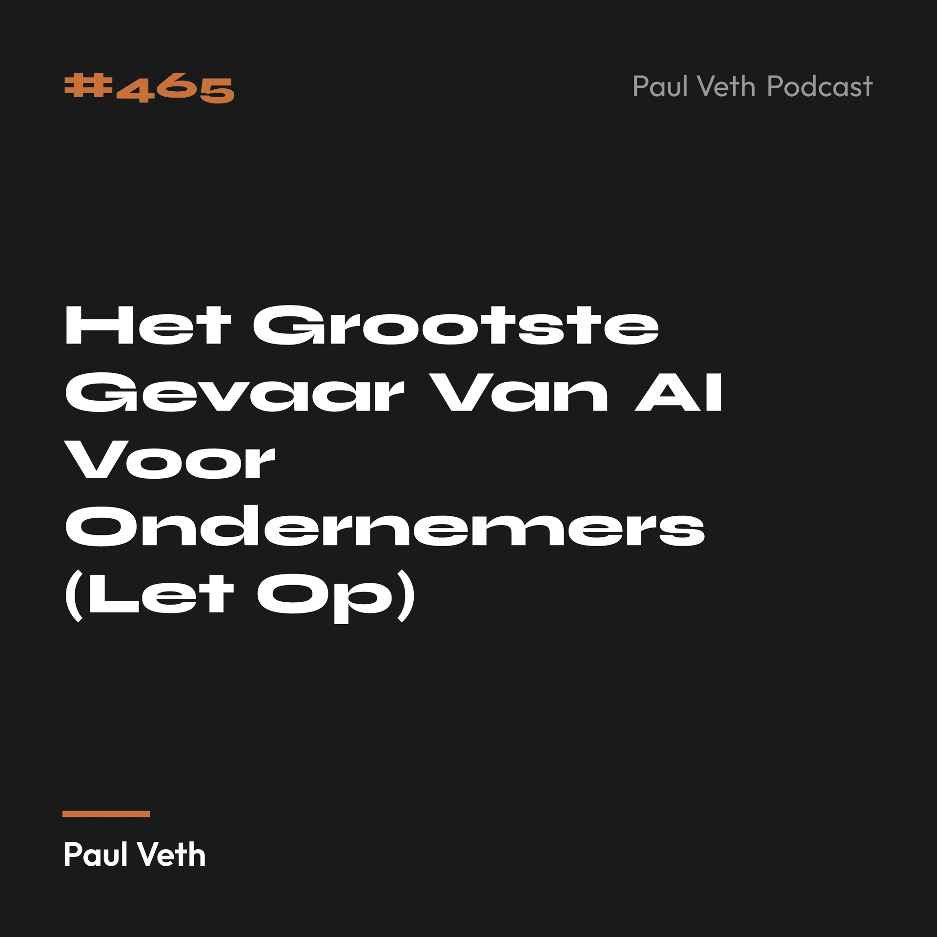 Het Grootste Gevaar Van AI Voor Ondernemers (Let Op)