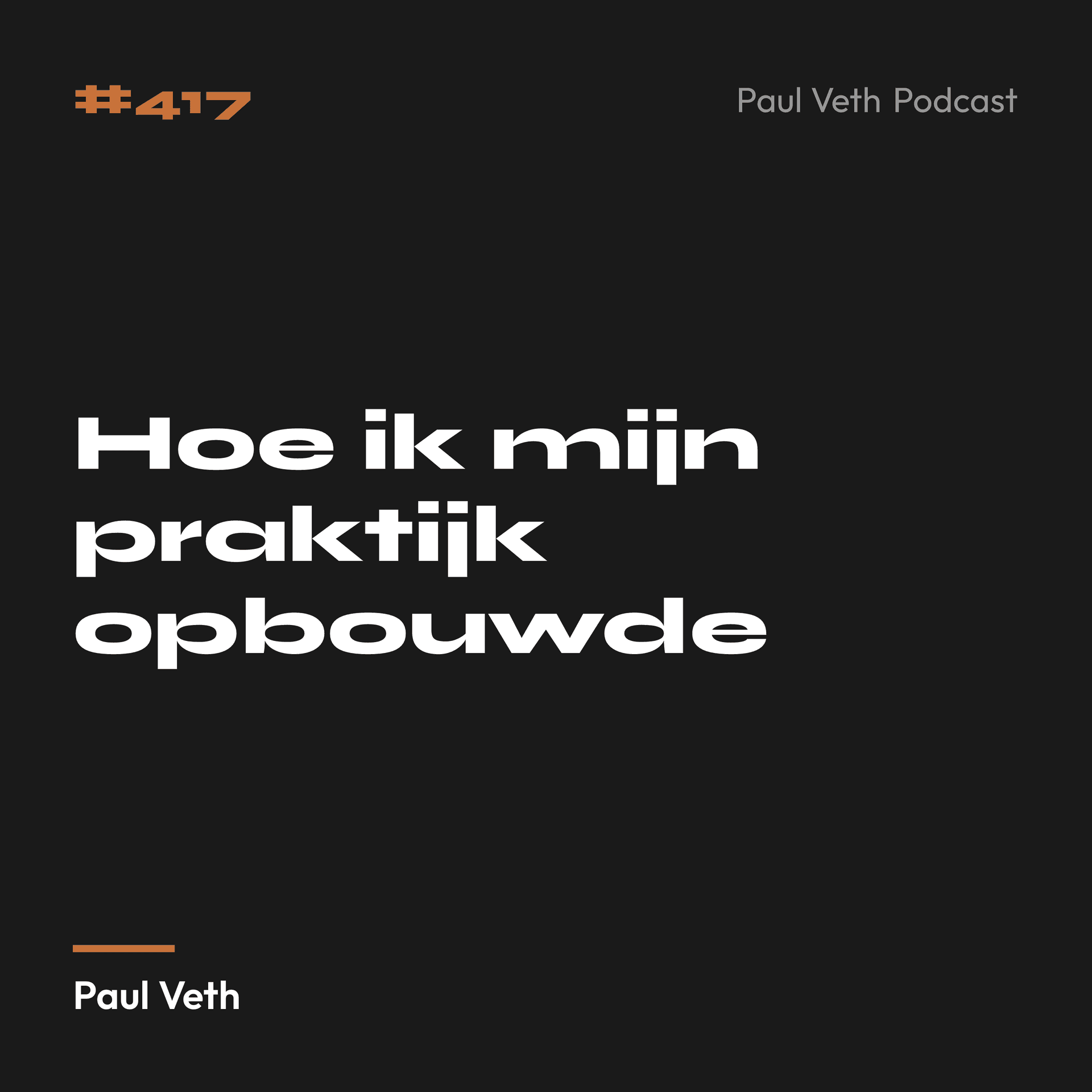 Hoe ik mijn praktijk opbouwde