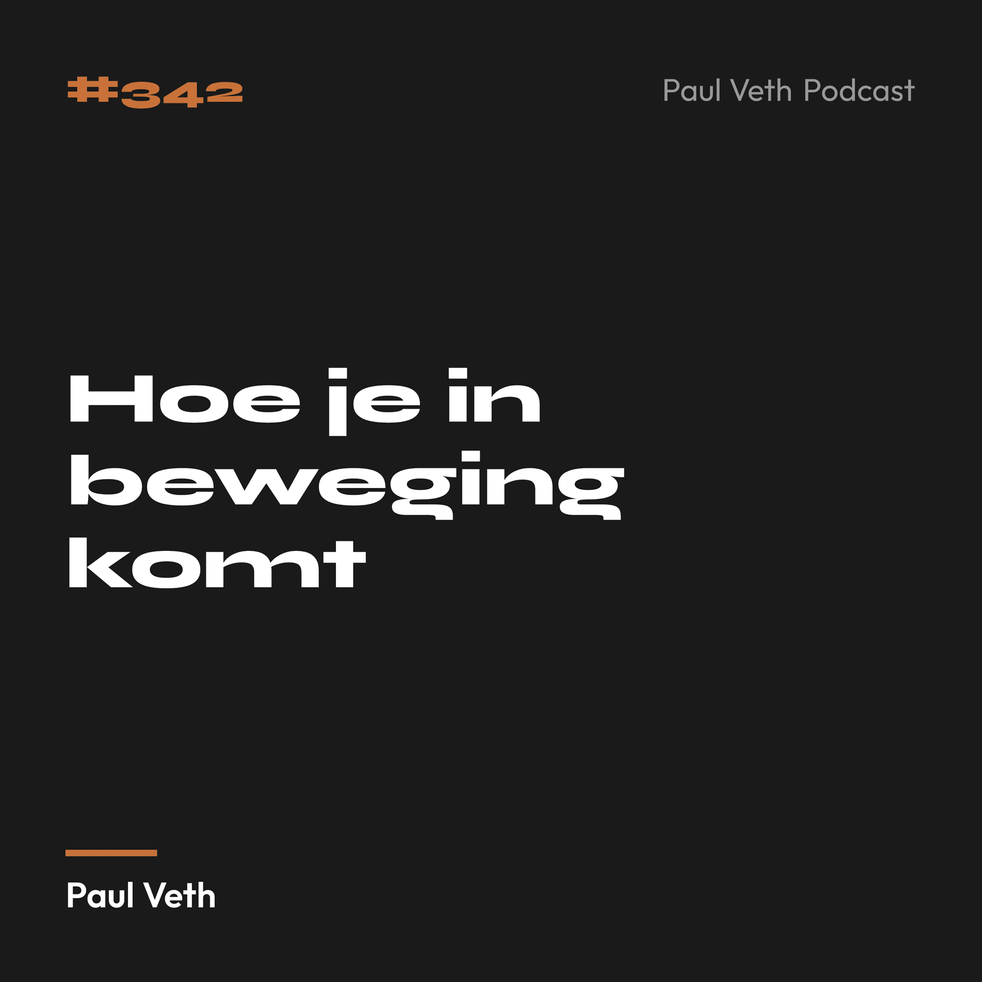Hoe je in beweging komt