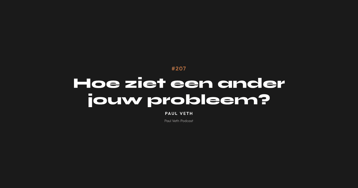 Hoe ziet een ander jouw probleem?