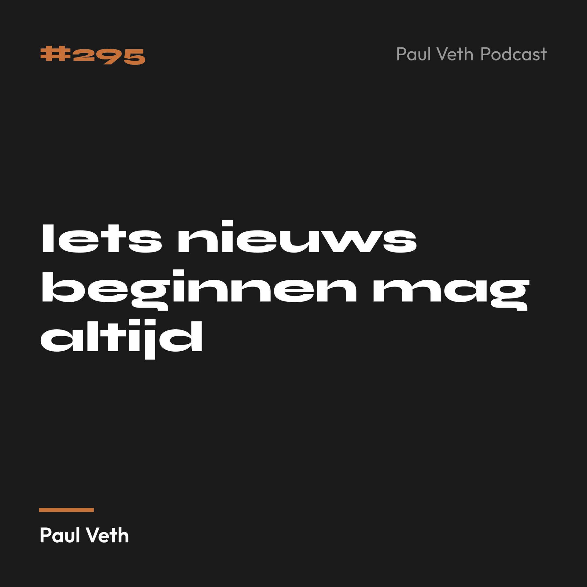 Iets nieuws beginnen mag altijd