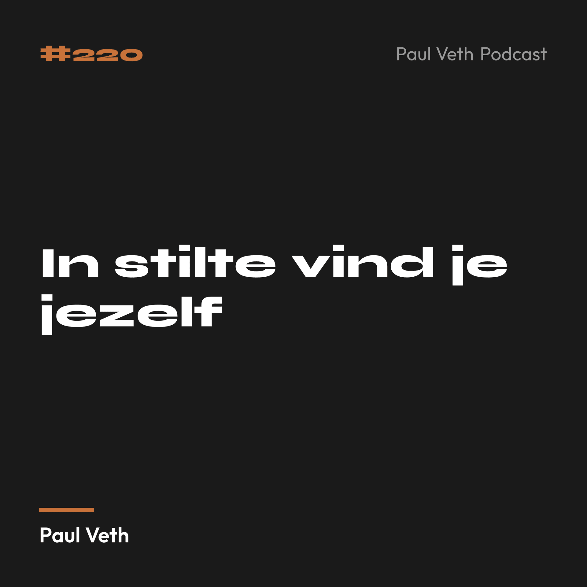 In stilte vind je jezelf