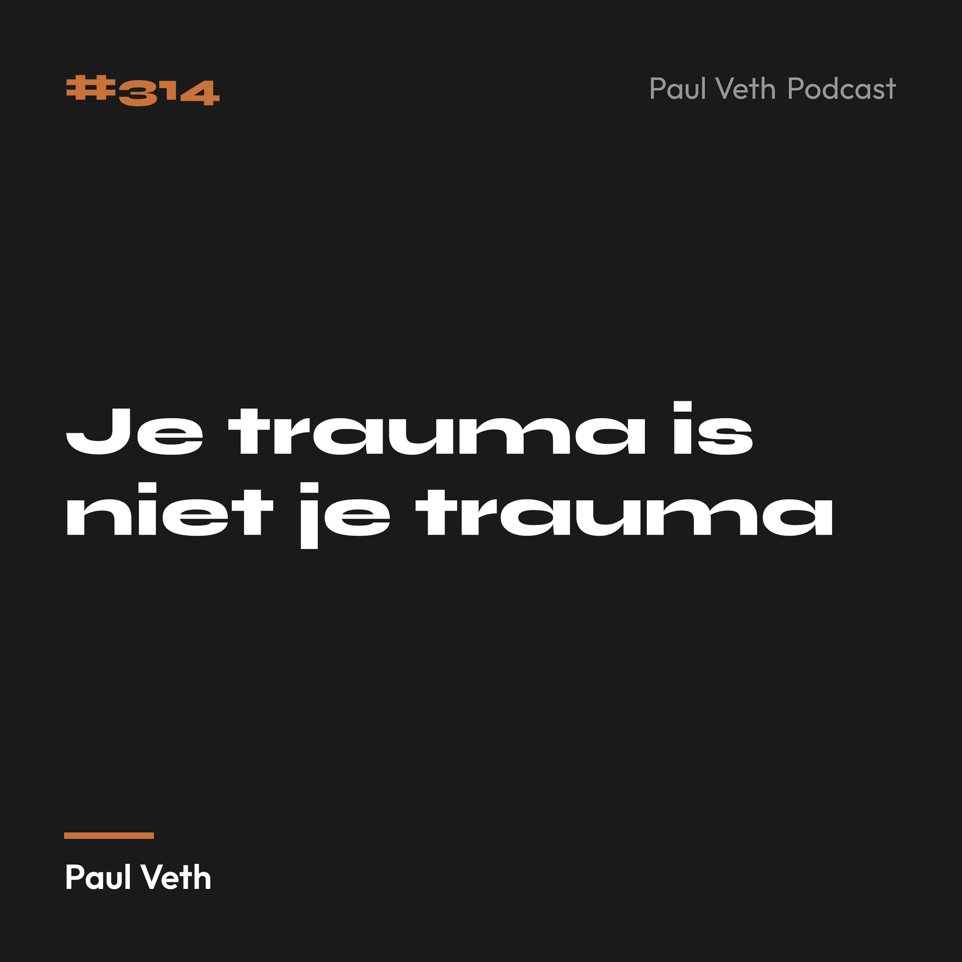 Je trauma is niet je trauma