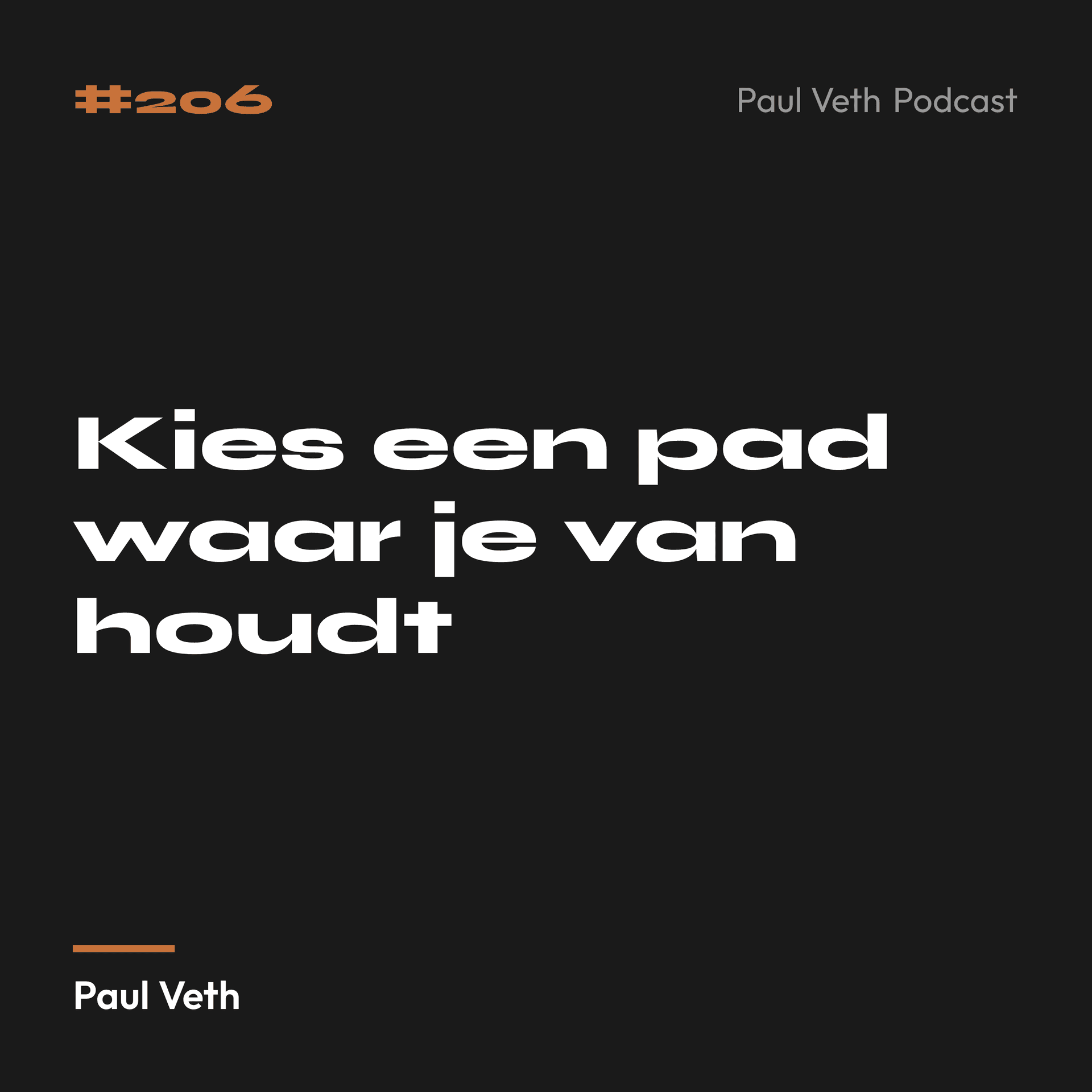 Kies een pad waar je van houdt