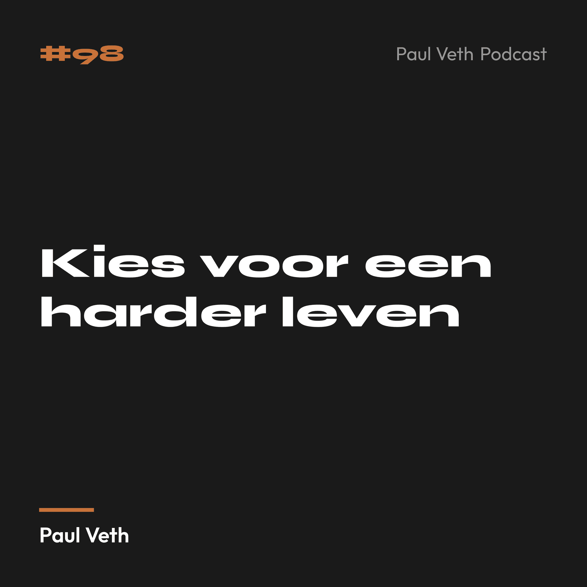 Kies voor een harder leven