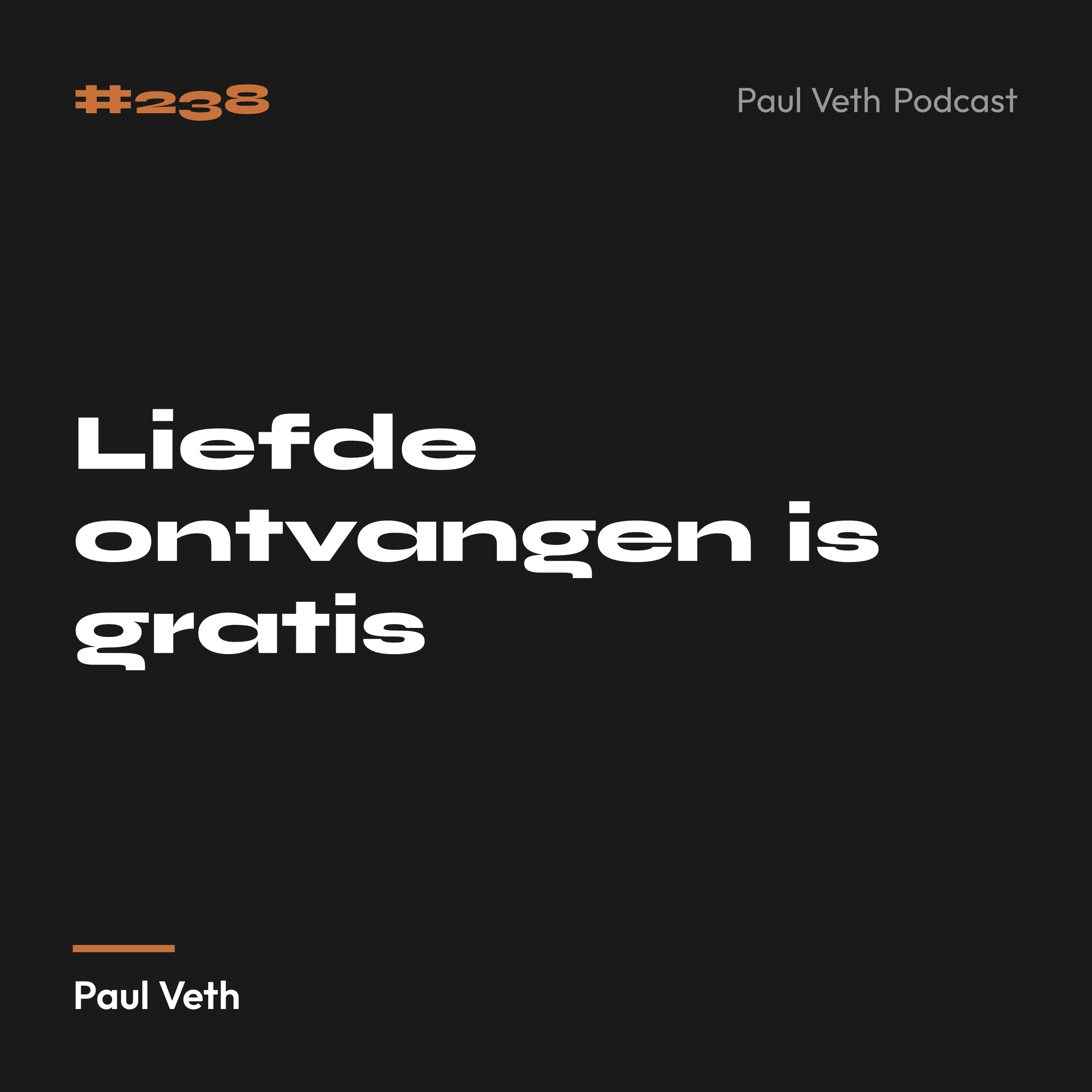 Liefde ontvangen is gratis