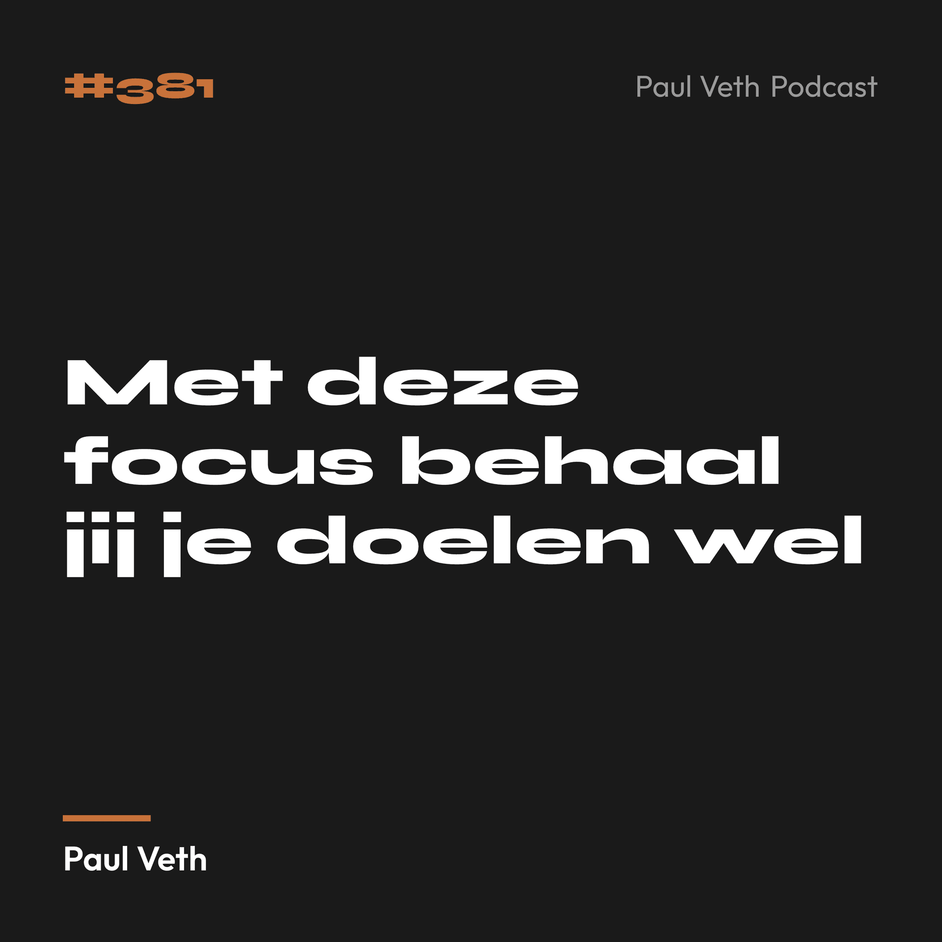 Met deze focus behaal jij je doelen wel