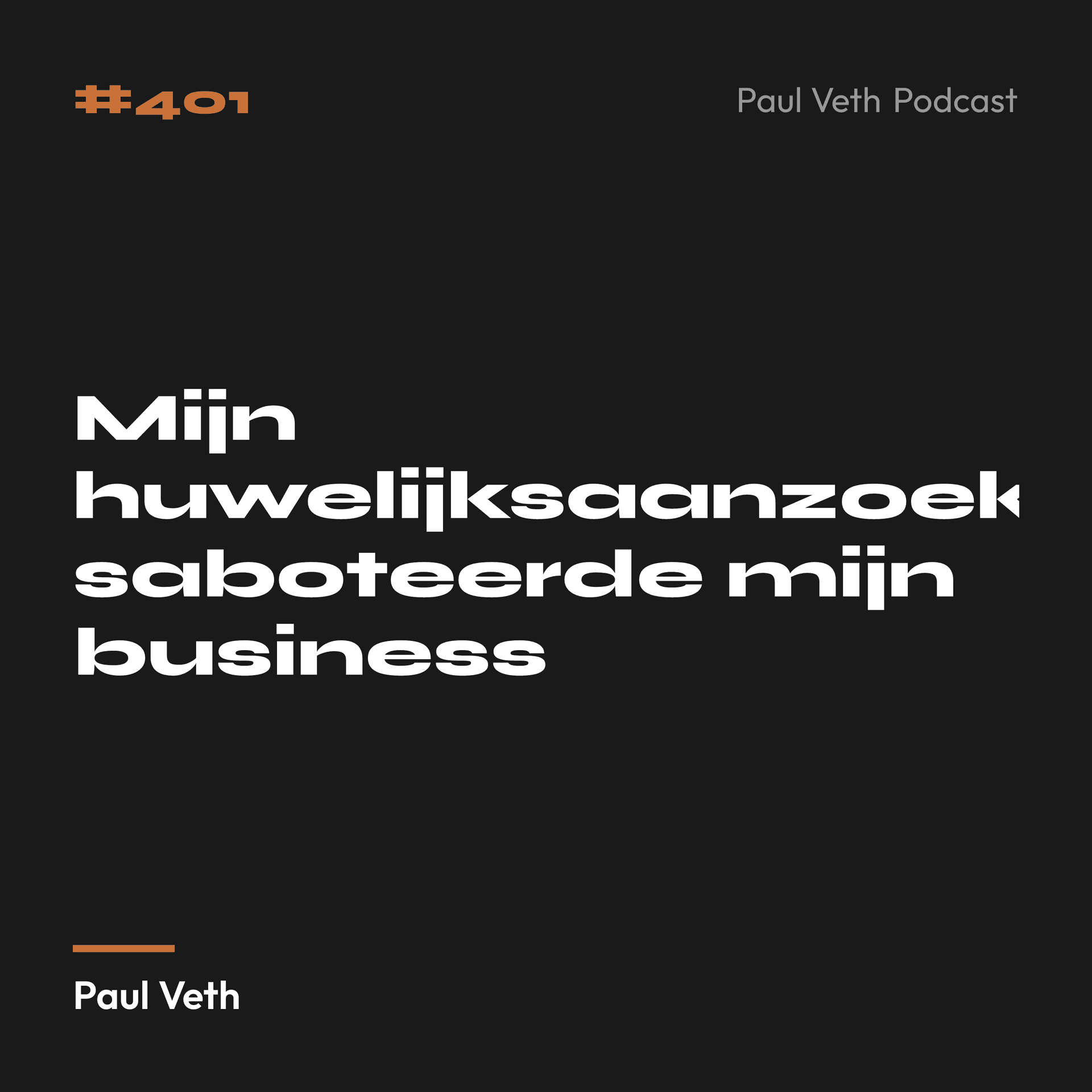 Mijn huwelijksaanzoek saboteerde mijn business