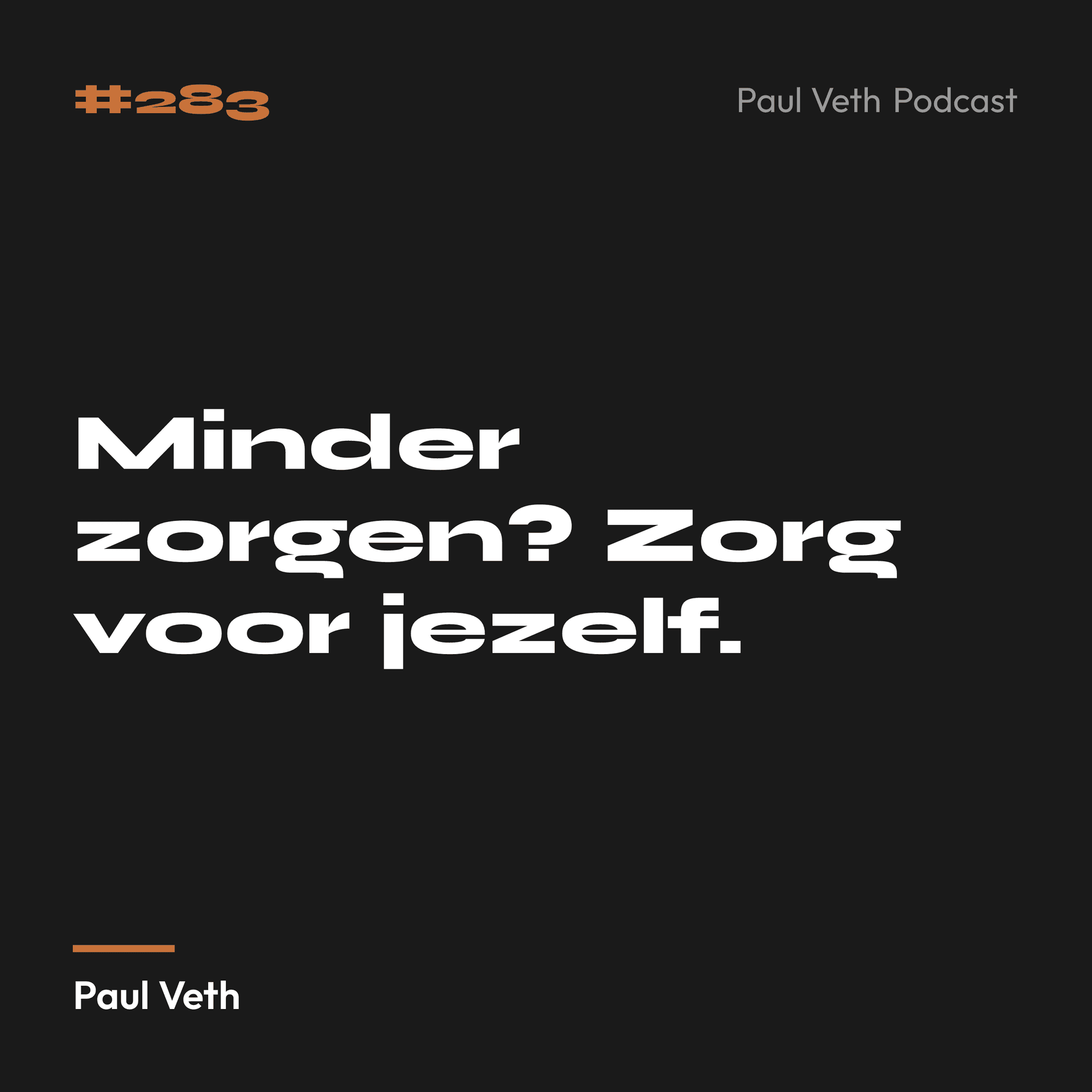 Minder zorgen? Zorg voor jezelf.