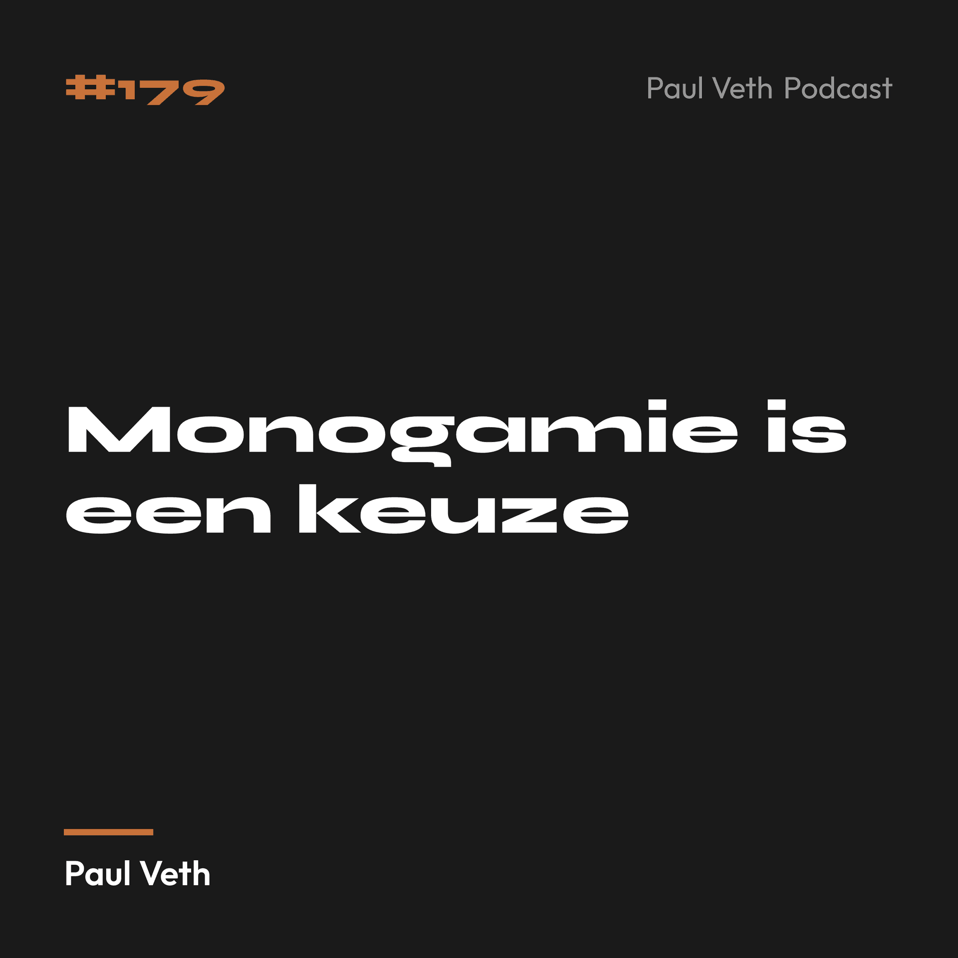 Monogamie is een keuze