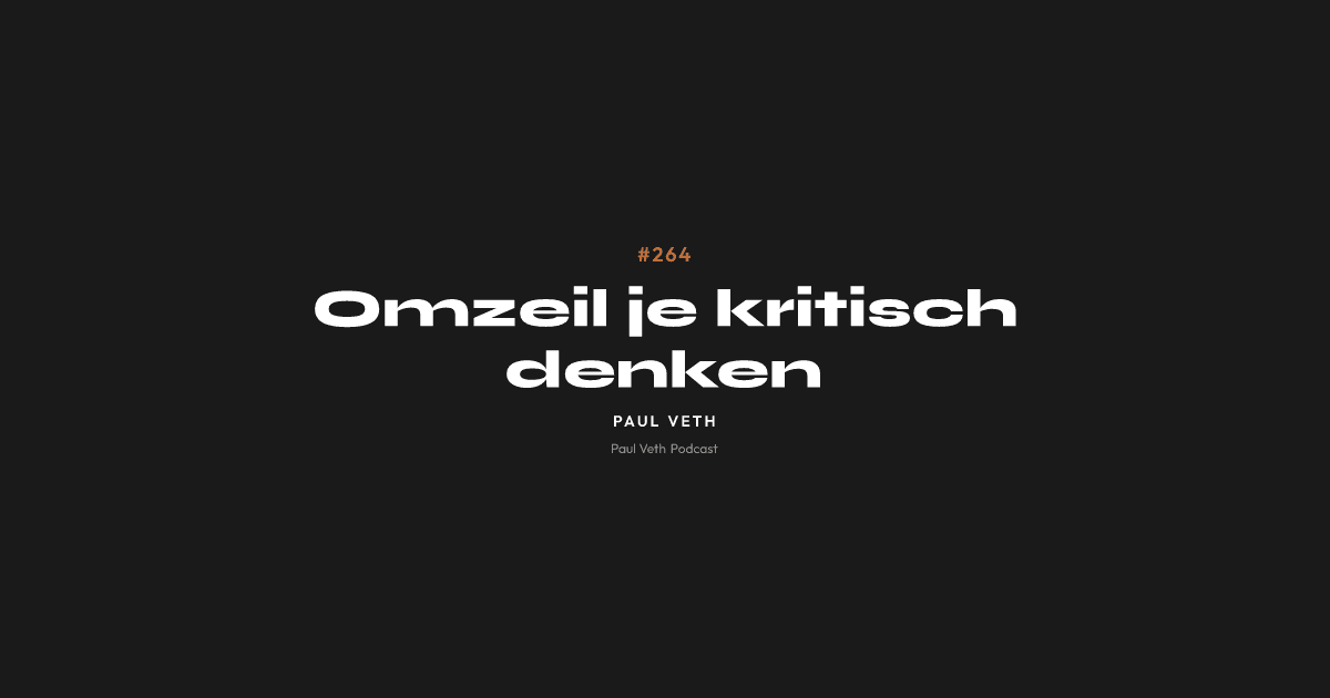Omzeil je kritisch denken