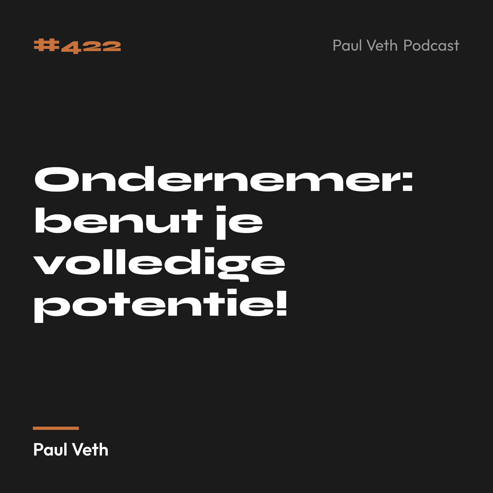 Ondernemer: benut je volledige potentie!