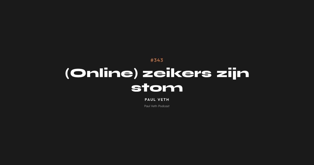 (Online) zeikers zijn stom