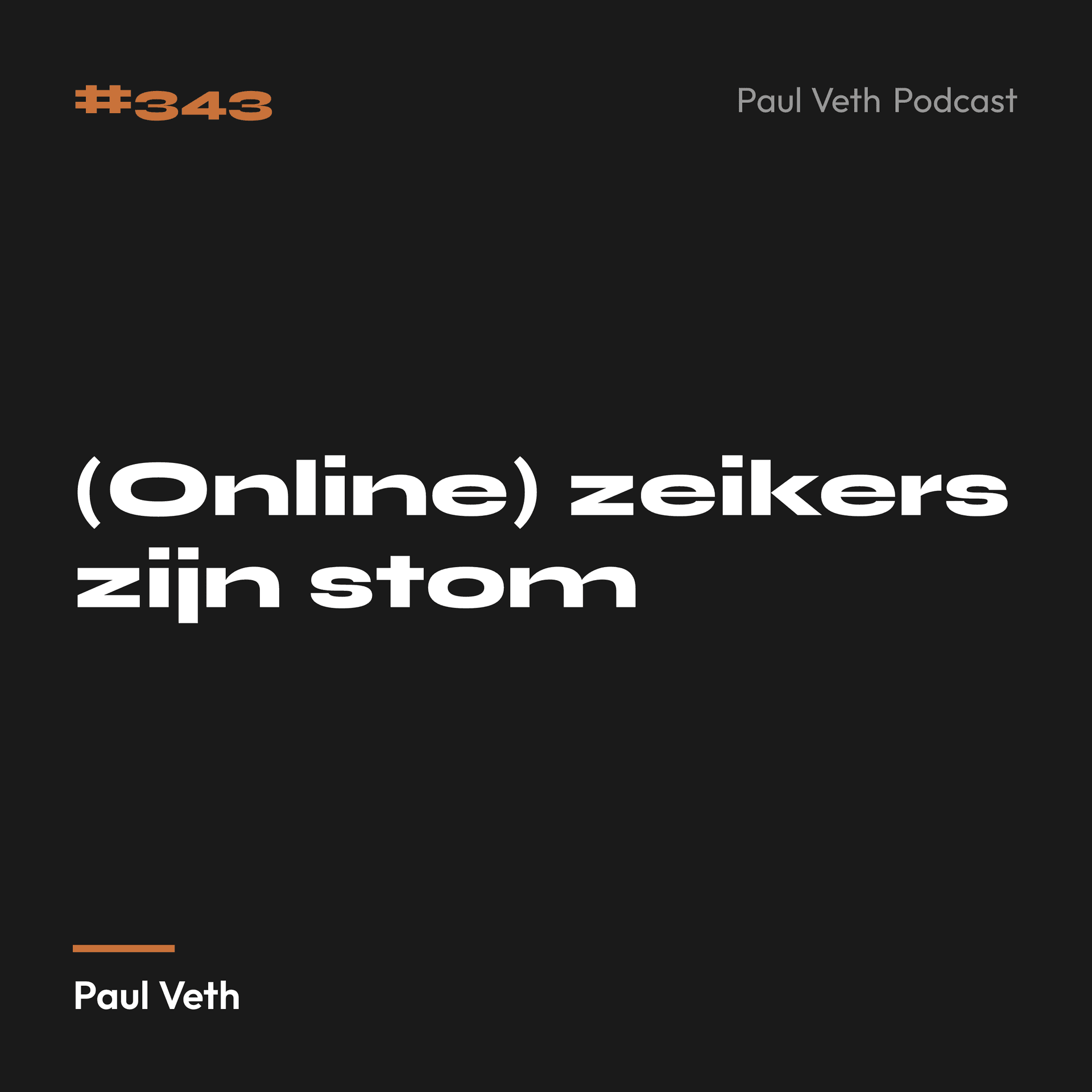 (Online) zeikers zijn stom