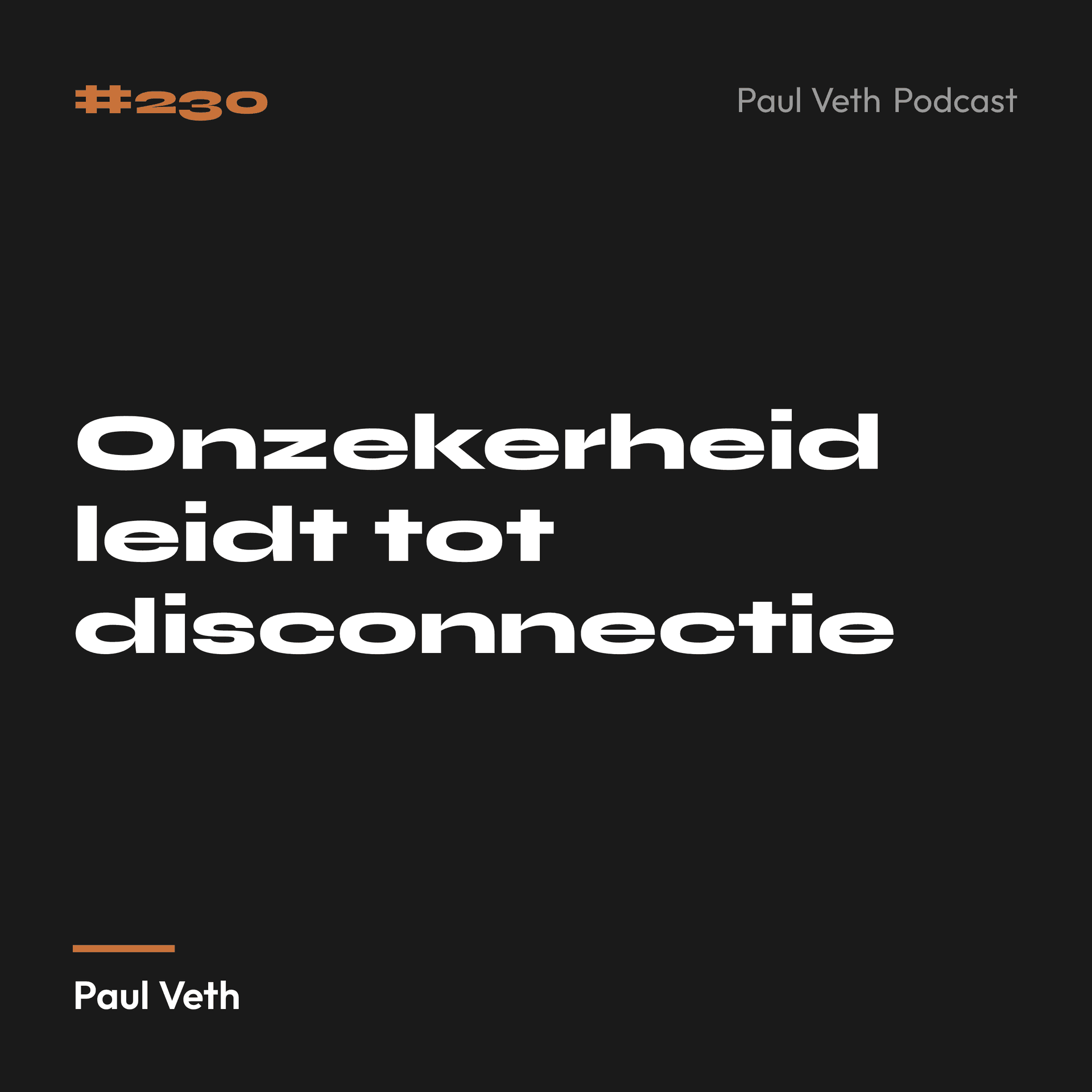 Onzekerheid leidt tot disconnectie