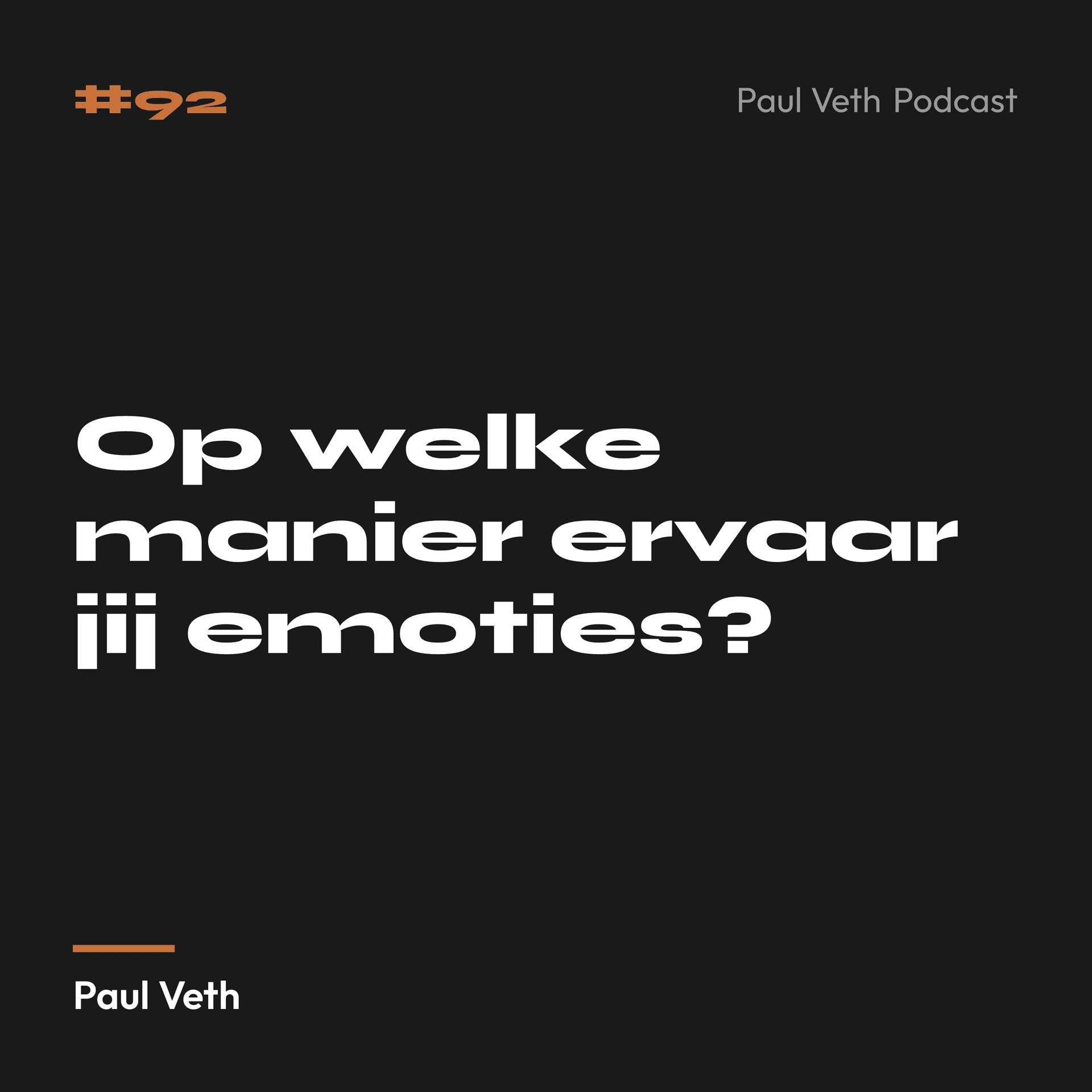 Op welke manier ervaar jij emoties?