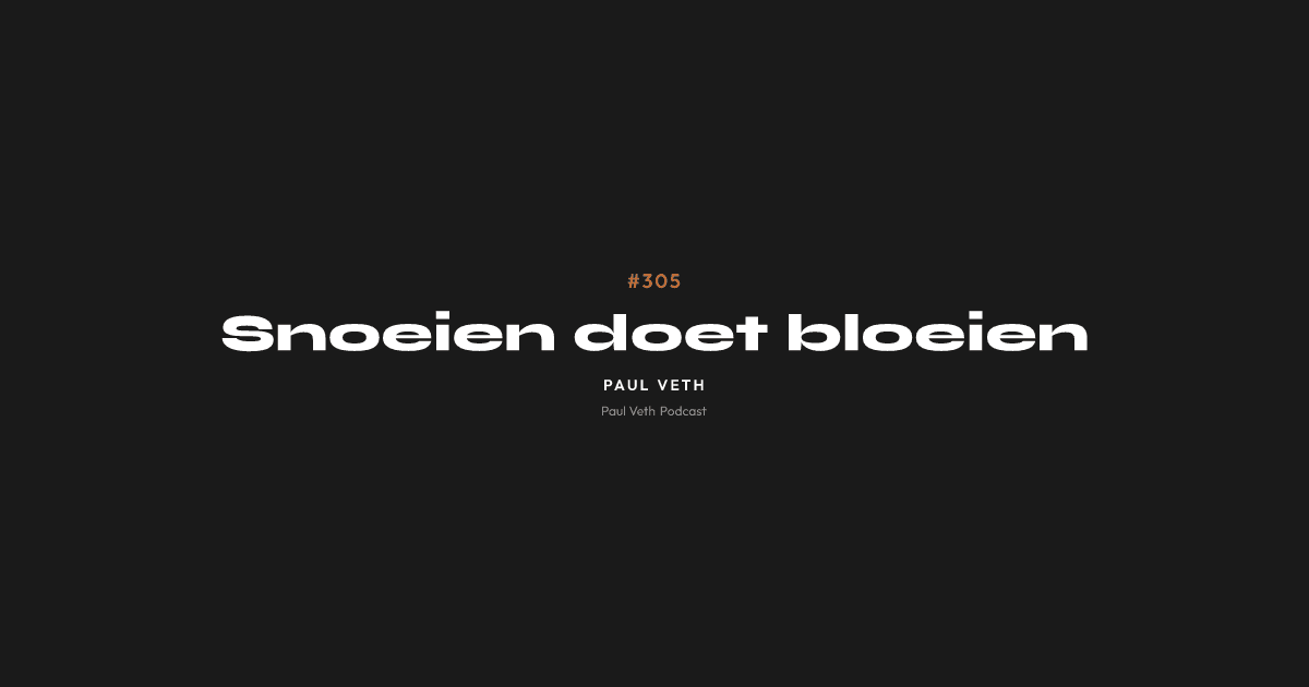 Snoeien doet bloeien