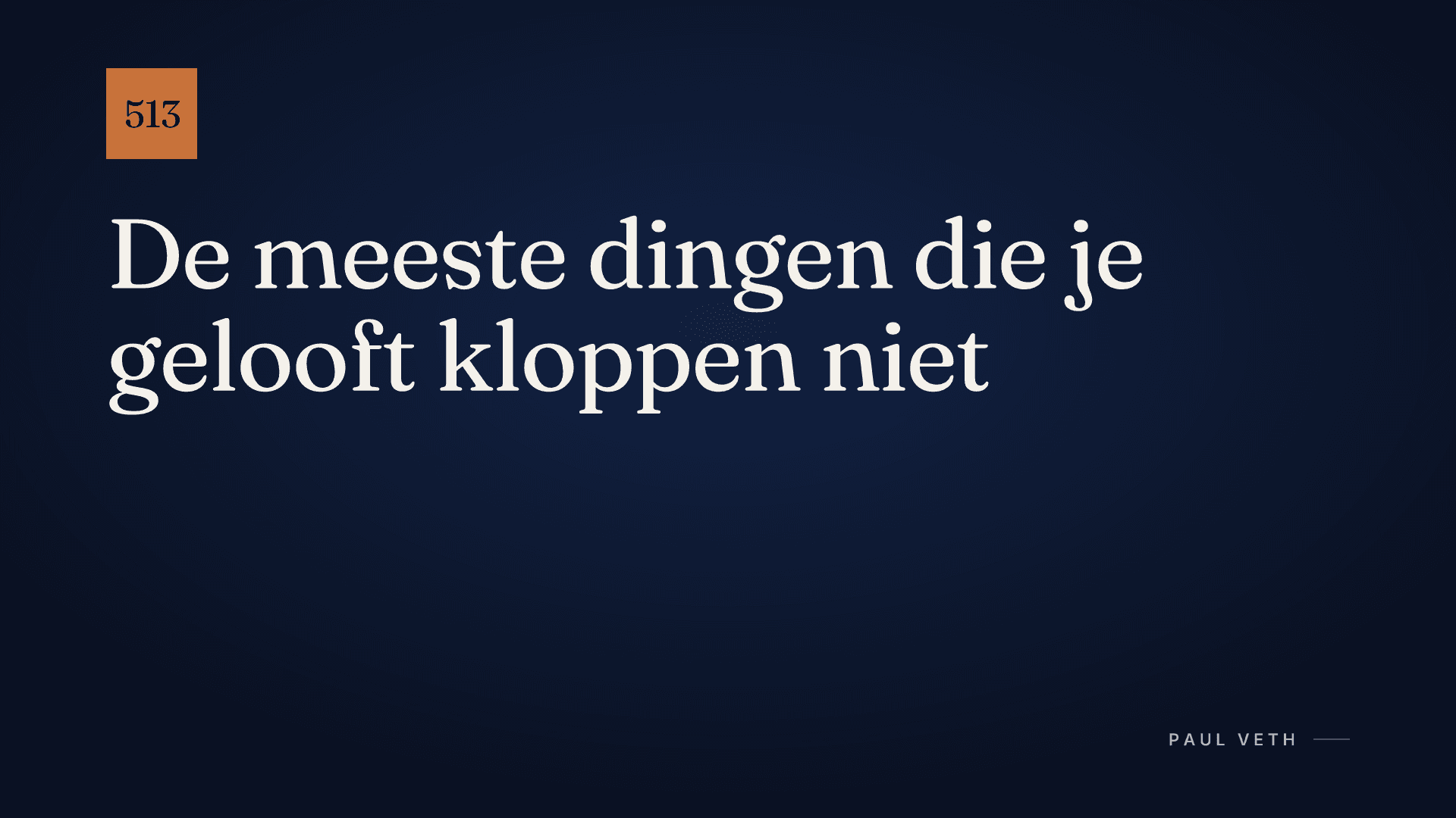 Stop met Papegaaien: Denk Zelf na