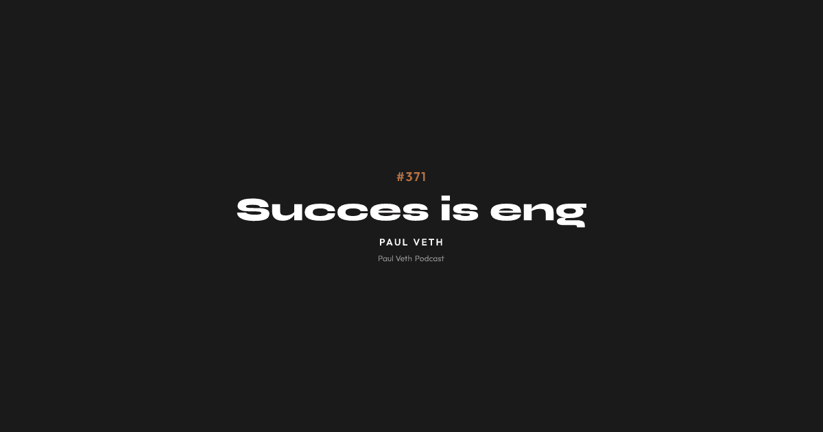 Succes is eng