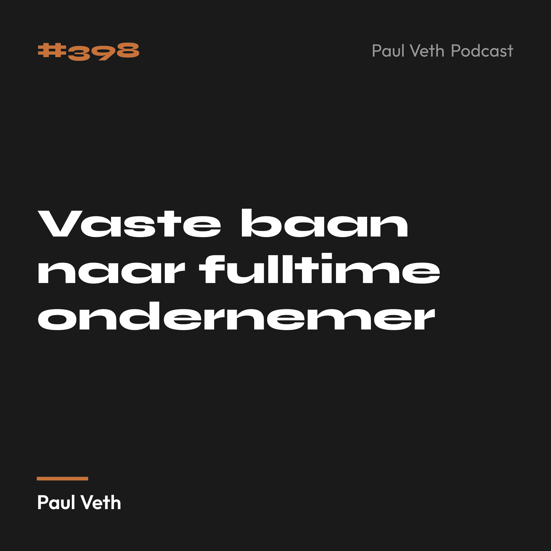 Vaste baan naar fulltime ondernemer