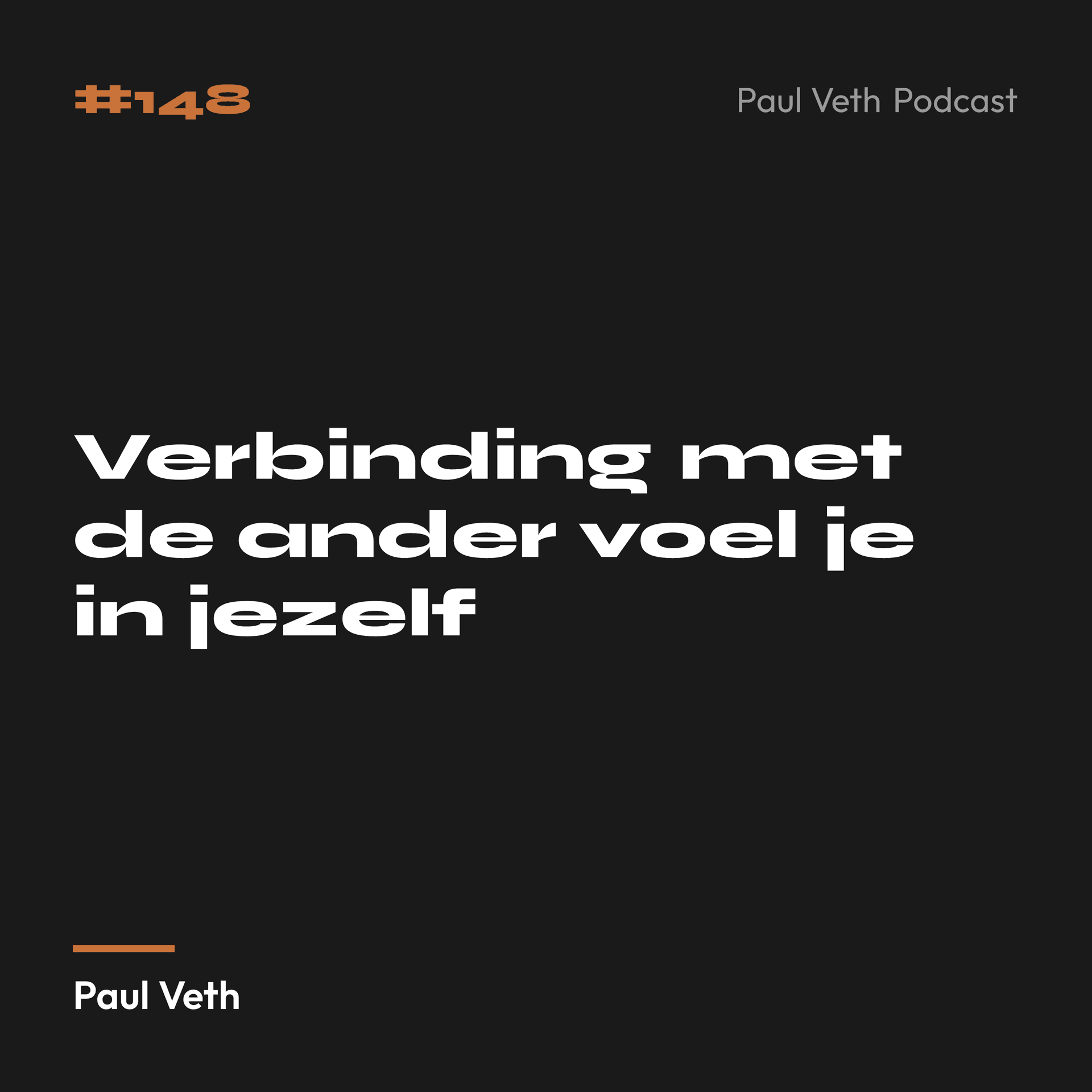 Verbinding met de ander voel je in jezelf