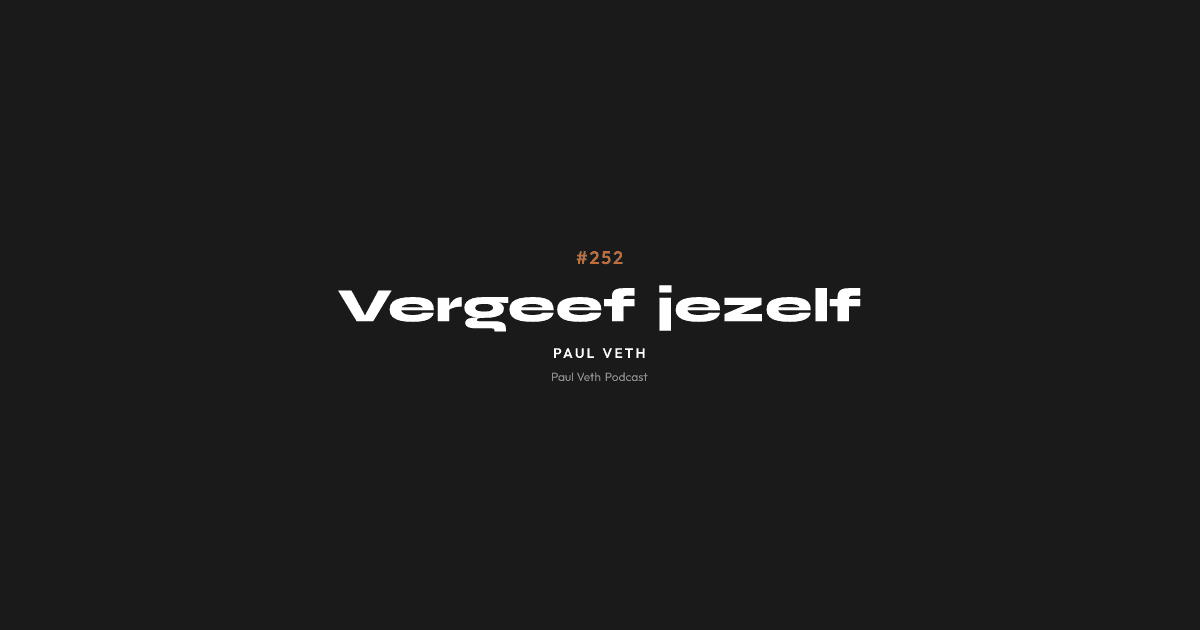Vergeef jezelf