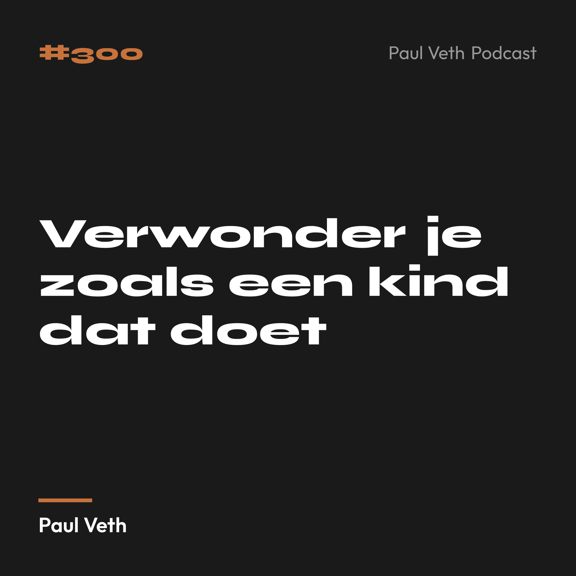 Verwonder je zoals een kind dat doet