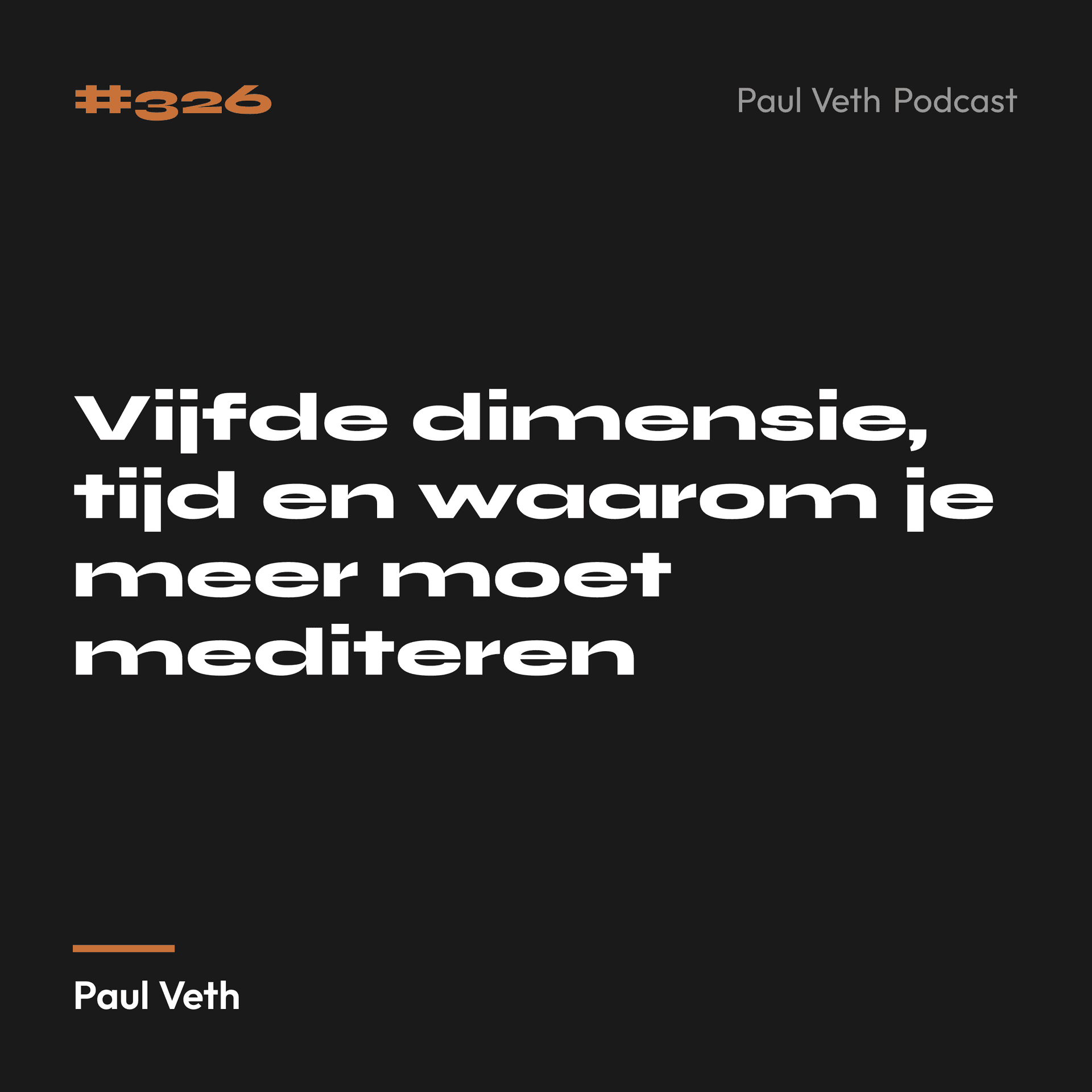 Vijfde dimensie, tijd en waarom je meer moet mediteren