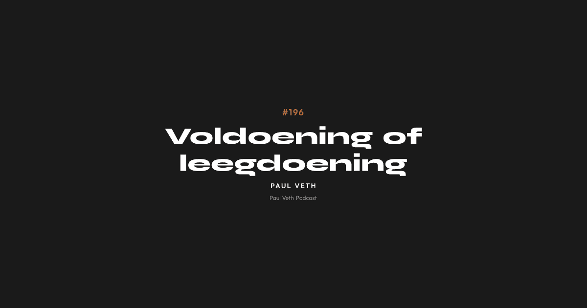 Voldoening of leegdoening