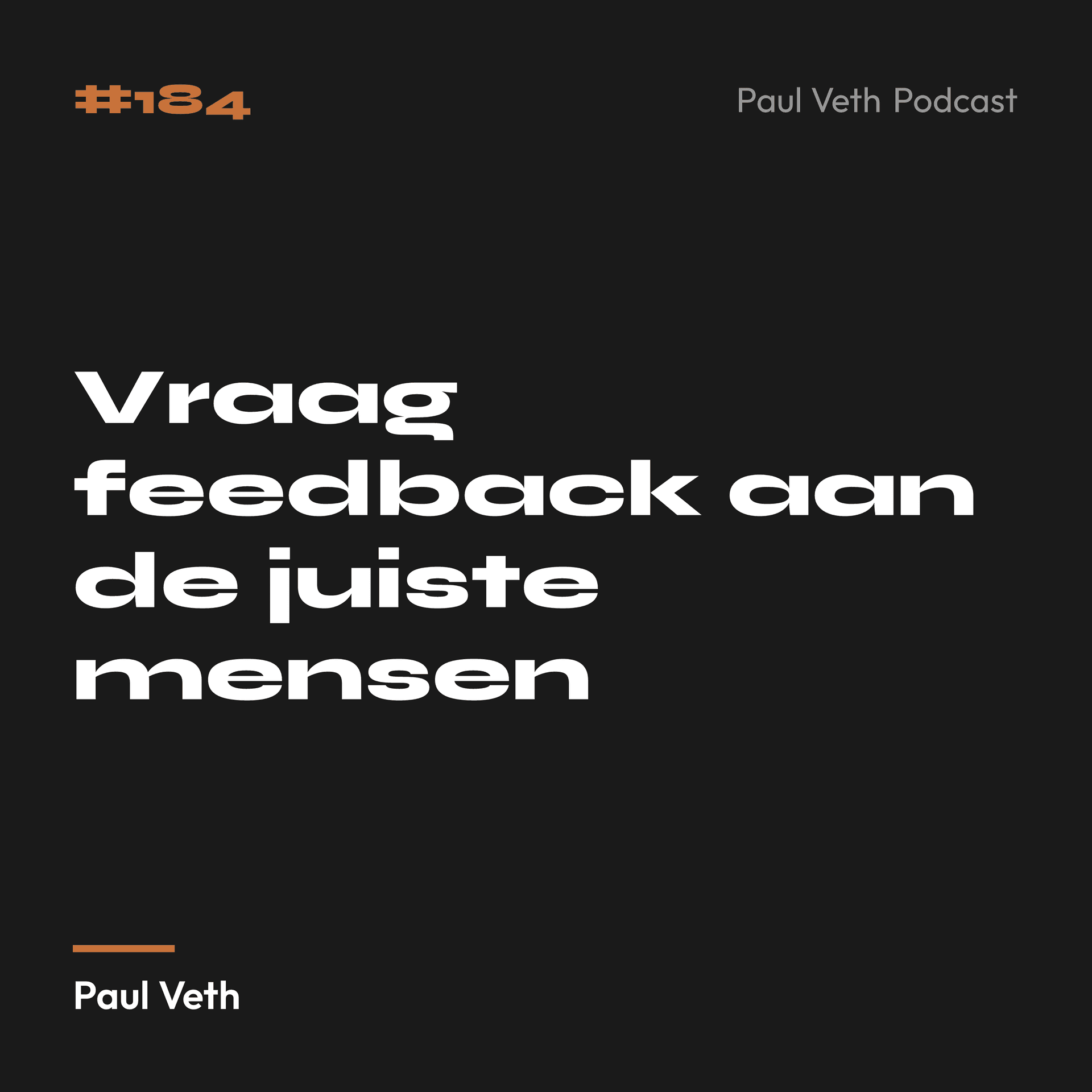 Vraag feedback aan de juiste mensen