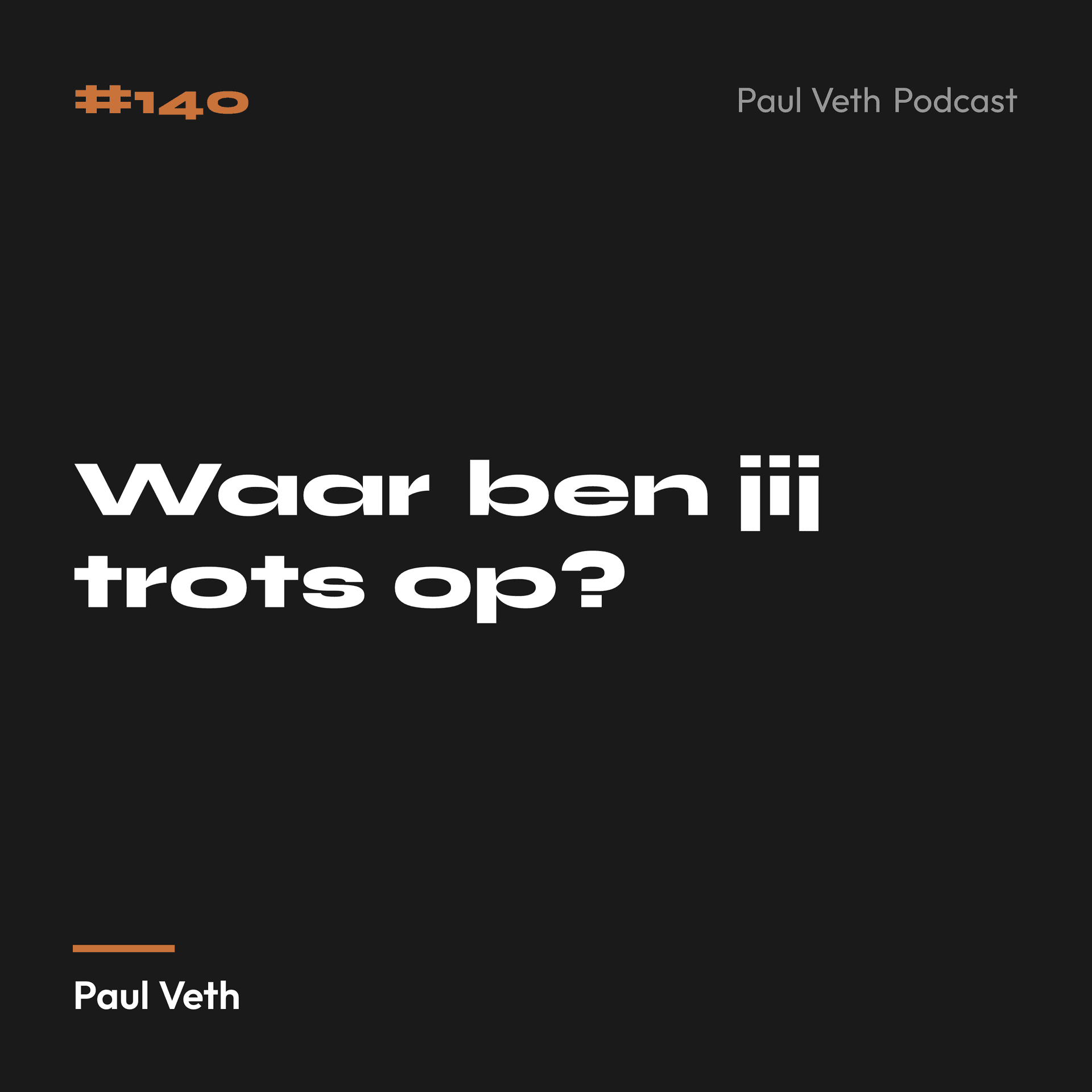 Waar ben jij trots op?