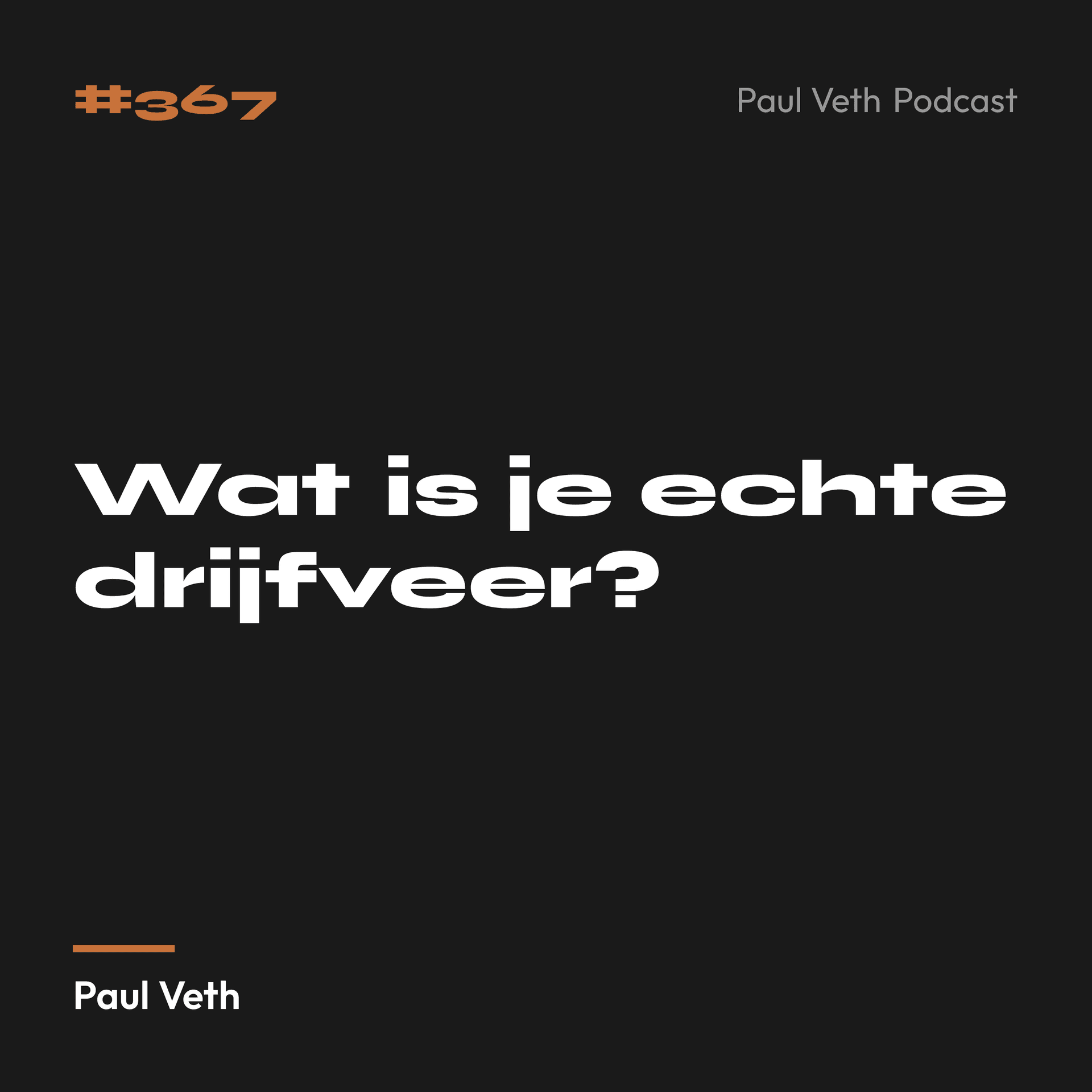 Wat is je echte drijfveer?